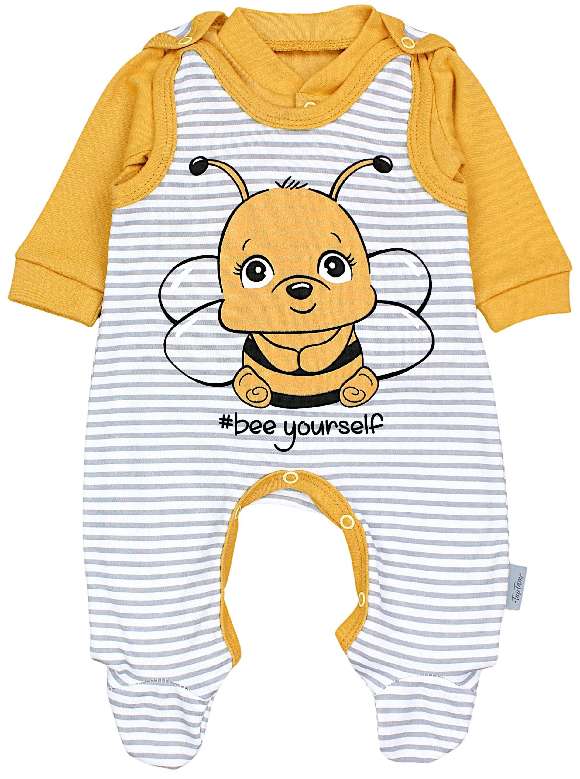 TupTam Baby Romper Set - Organic Cotton Animal Print & 'I Love Mum' - Girl & Boy