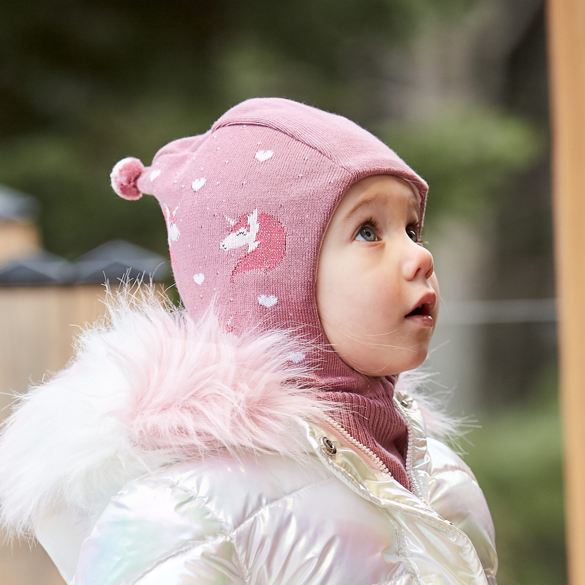 MAXIMO MINI GIRL Beanie - Reversible Unicorn Design
