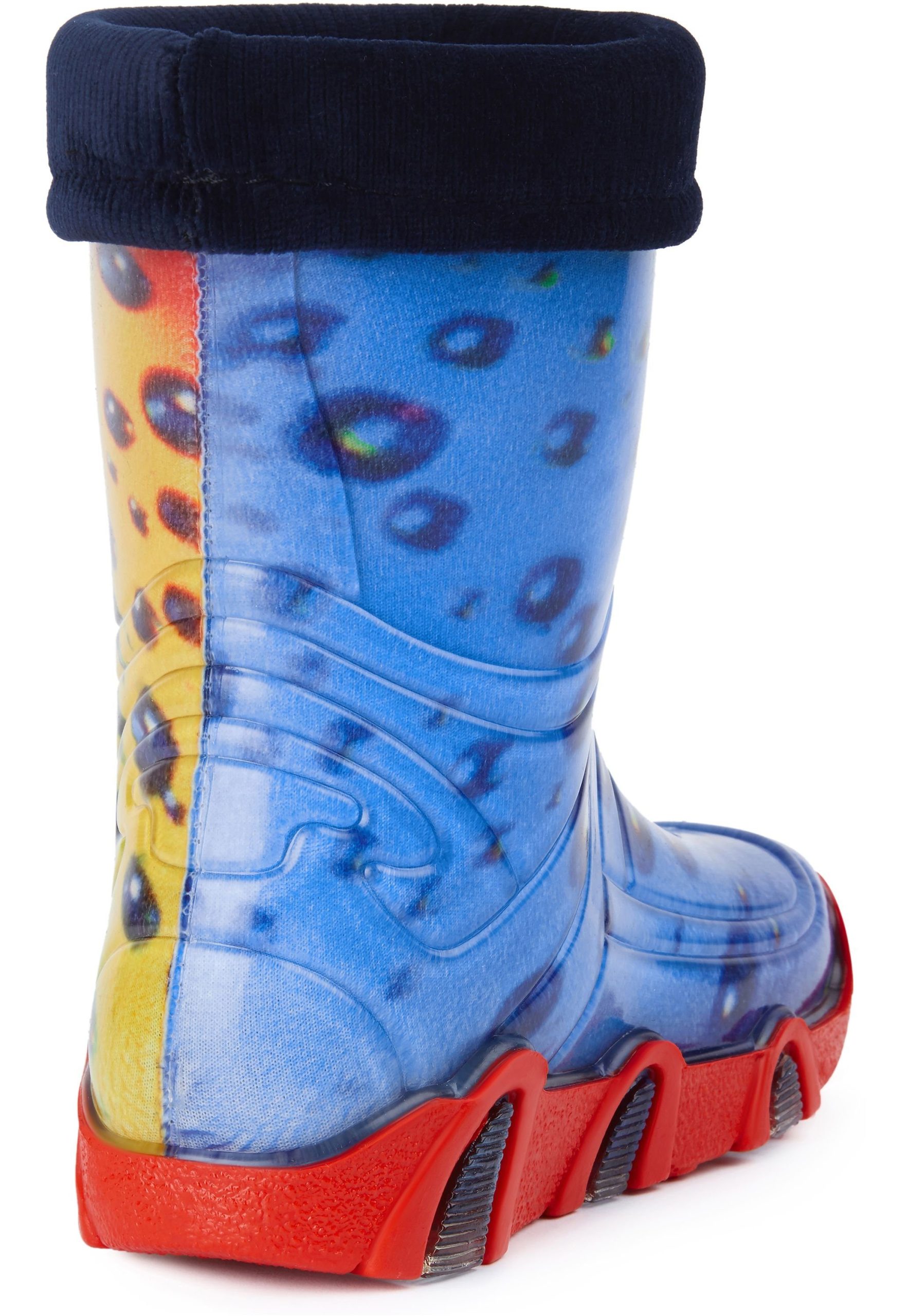 Ladeheid Children's Lined Wellington Boots | EU Made | Durable & Stylish
