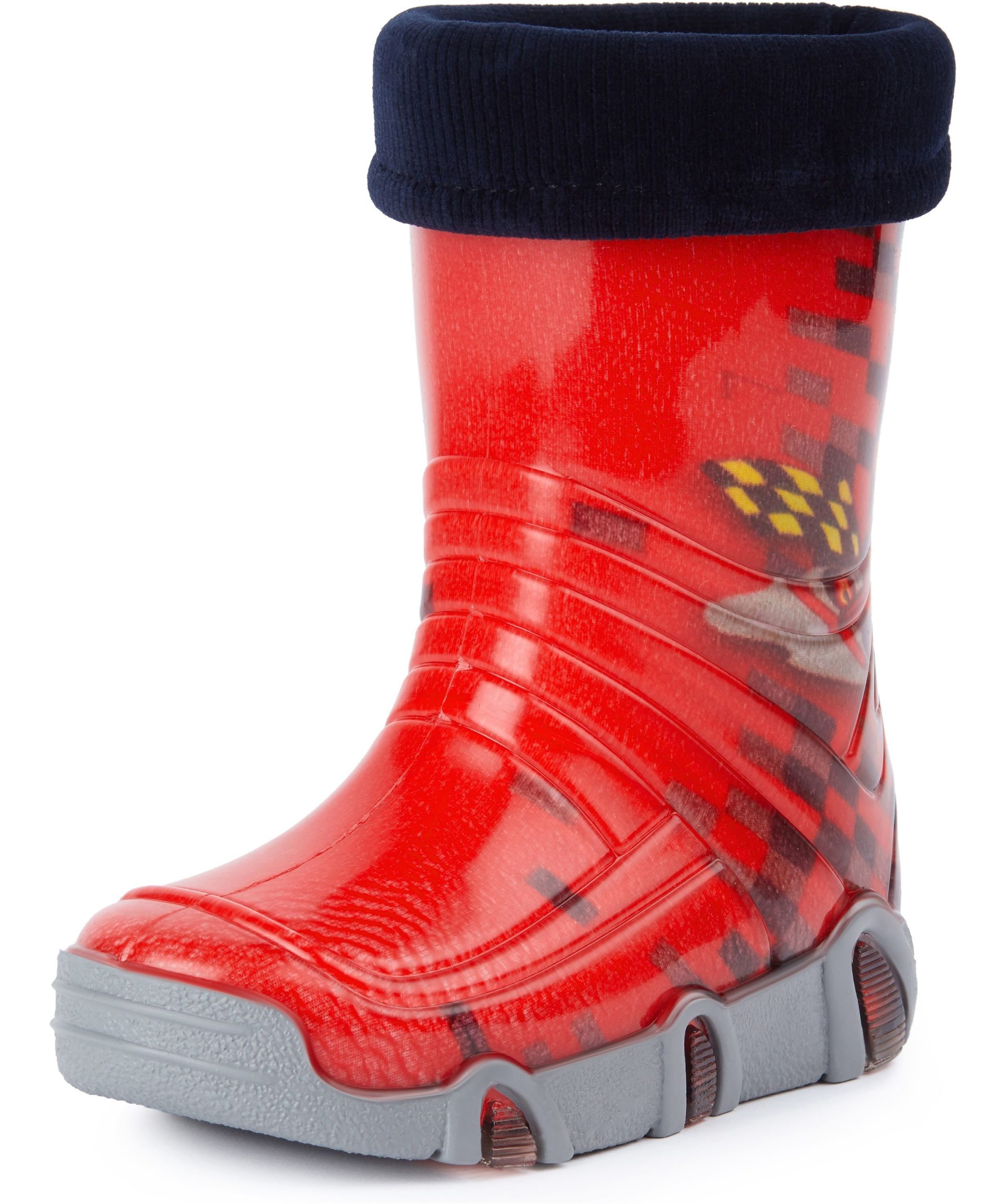 Ladeheid Children's Lined Wellington Boots | EU Made | Durable & Stylish