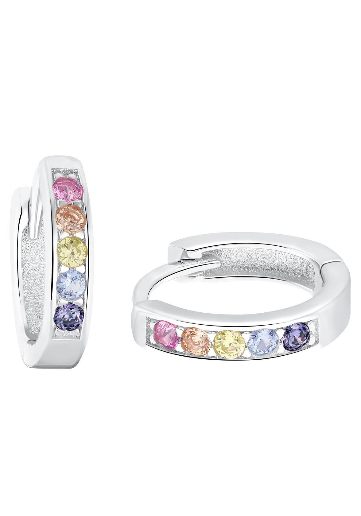 Amor Pair Earrings, 2036513, 2036778, with Zirconia (synth)