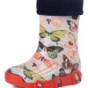 Ladeheid Children's Lined Wellington Boots | EU Made | Durable & Stylish