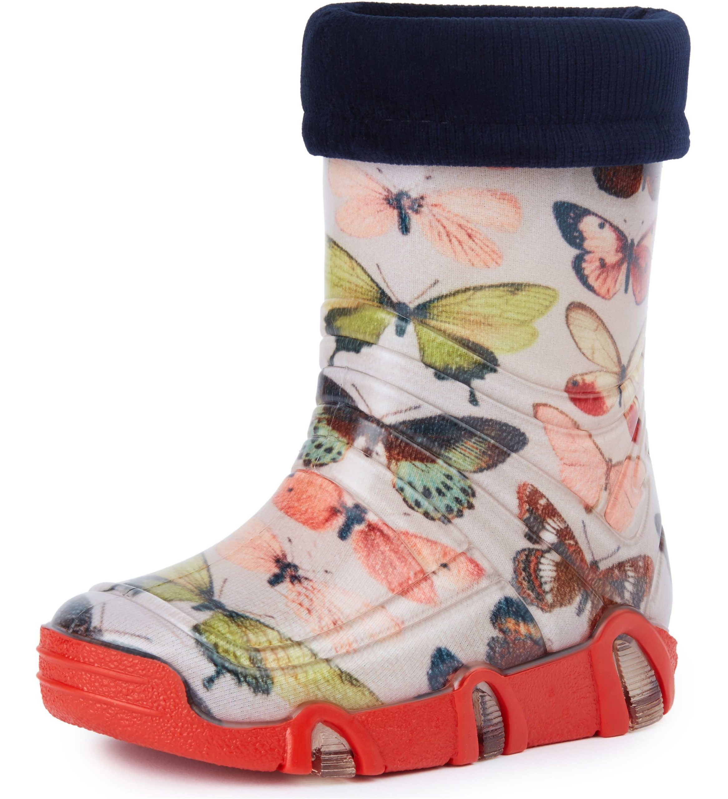 Ladeheid Children's Lined Wellington Boots | EU Made | Durable & Stylish