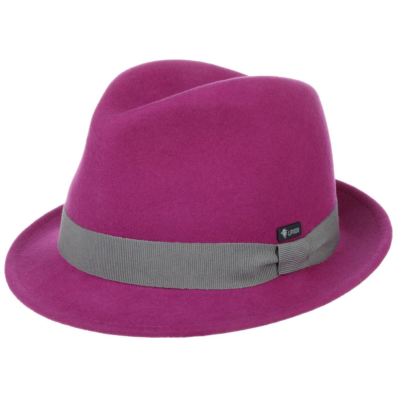 Lipodo Children's Wool Felt Trilby Hat - Italian Style & Quality