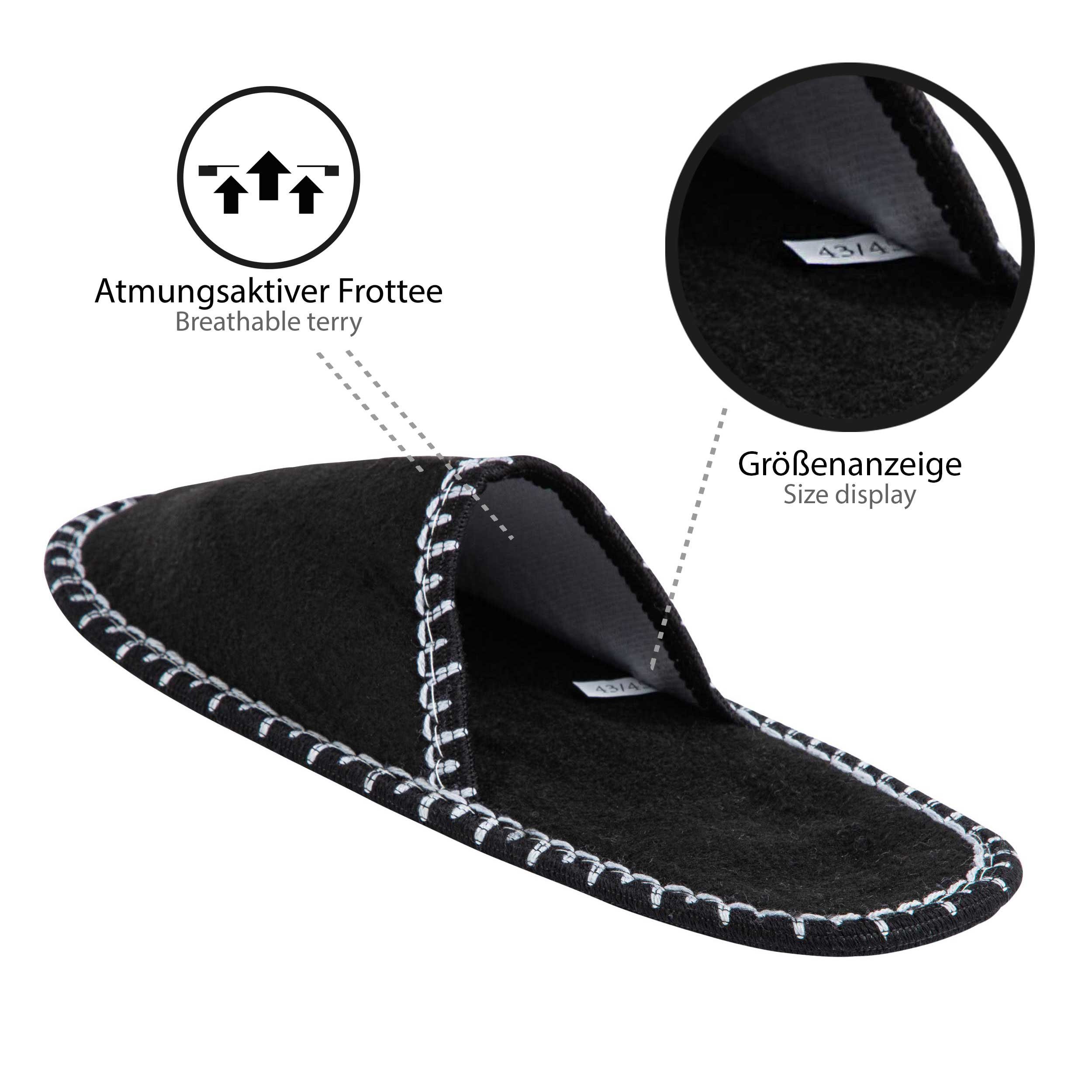ONVAYA Llama ABS Guest Slippers - 6 Pack - Non-Slip Felt House Slippers ONVAYA Llama ABS Guest Slippers - 6 Pack - Non-Slip Felt House Slippers