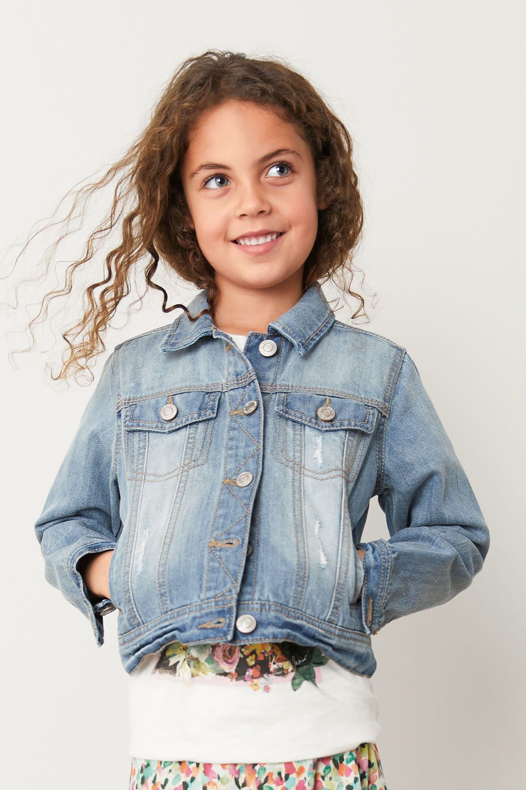 Next Denim Jacket - Regular Fit - Mid Blue/Blue Next Denim Jacket - Regular Fit - Mid Blue/Blue