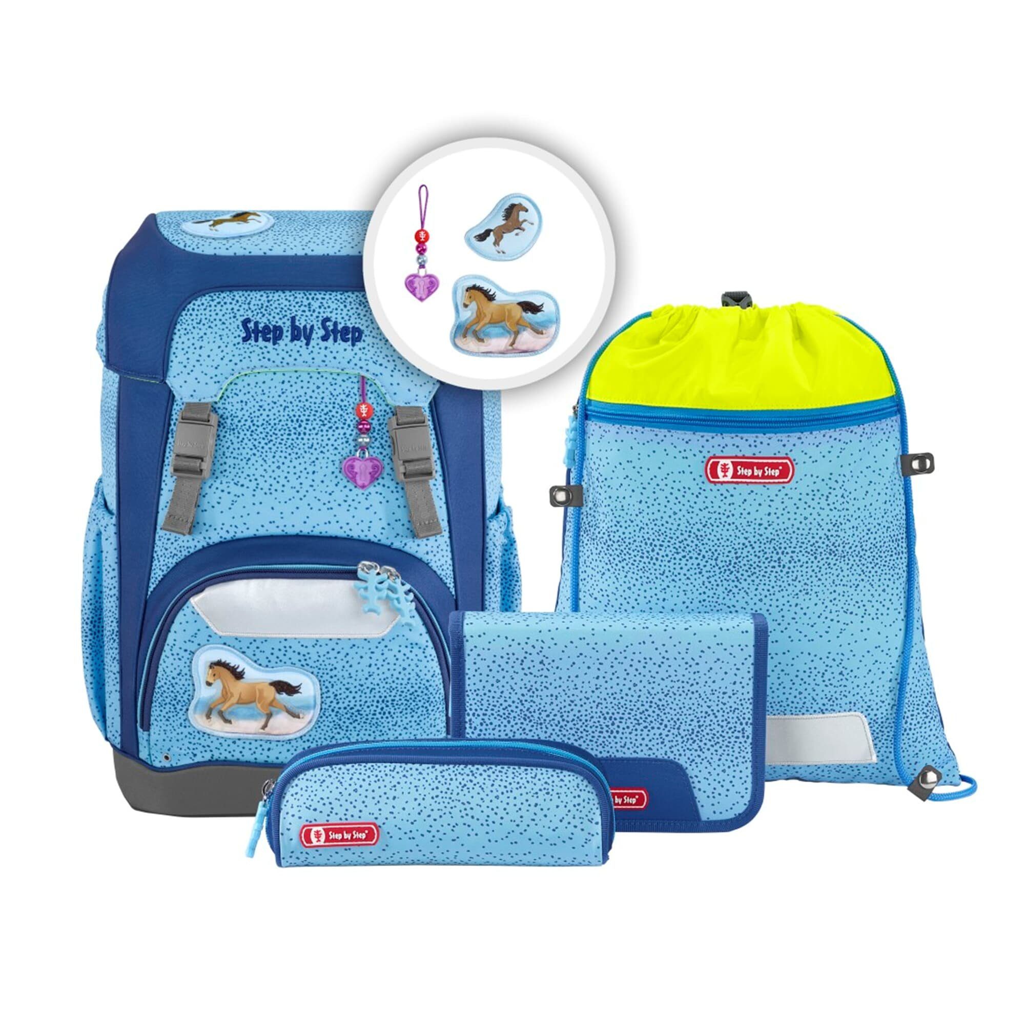 Step by Step Giant School Bag Set, 5-Piece (Backpack, Pencil Case, Sport Bag)