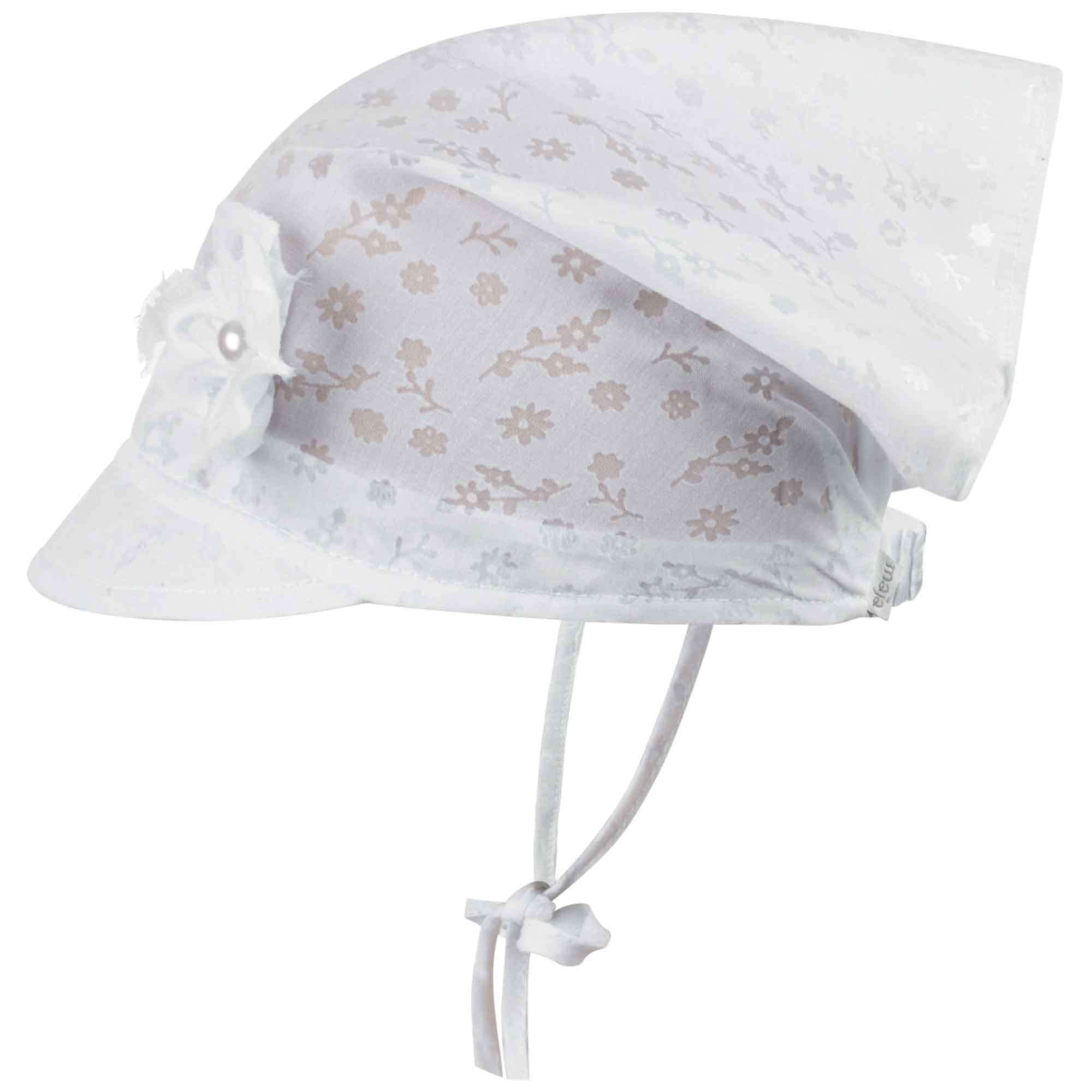 F.P.H. Maja Schirmmütze Kopftuch Bindemütze Sommermütze Mädchenmütze