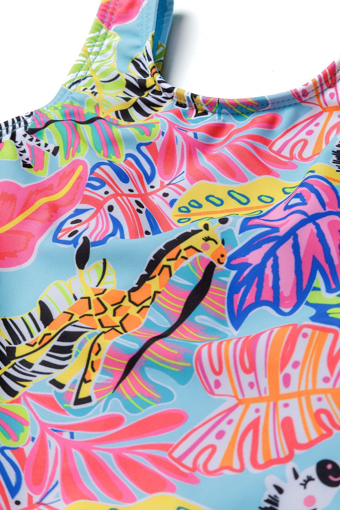 MINOTI Girls' Swimsuit - Asymmetric Ruffle Design (9m-8y) MINOTI Girls' Swimsuit - Asymmetric Ruffle Design (9m-8y)