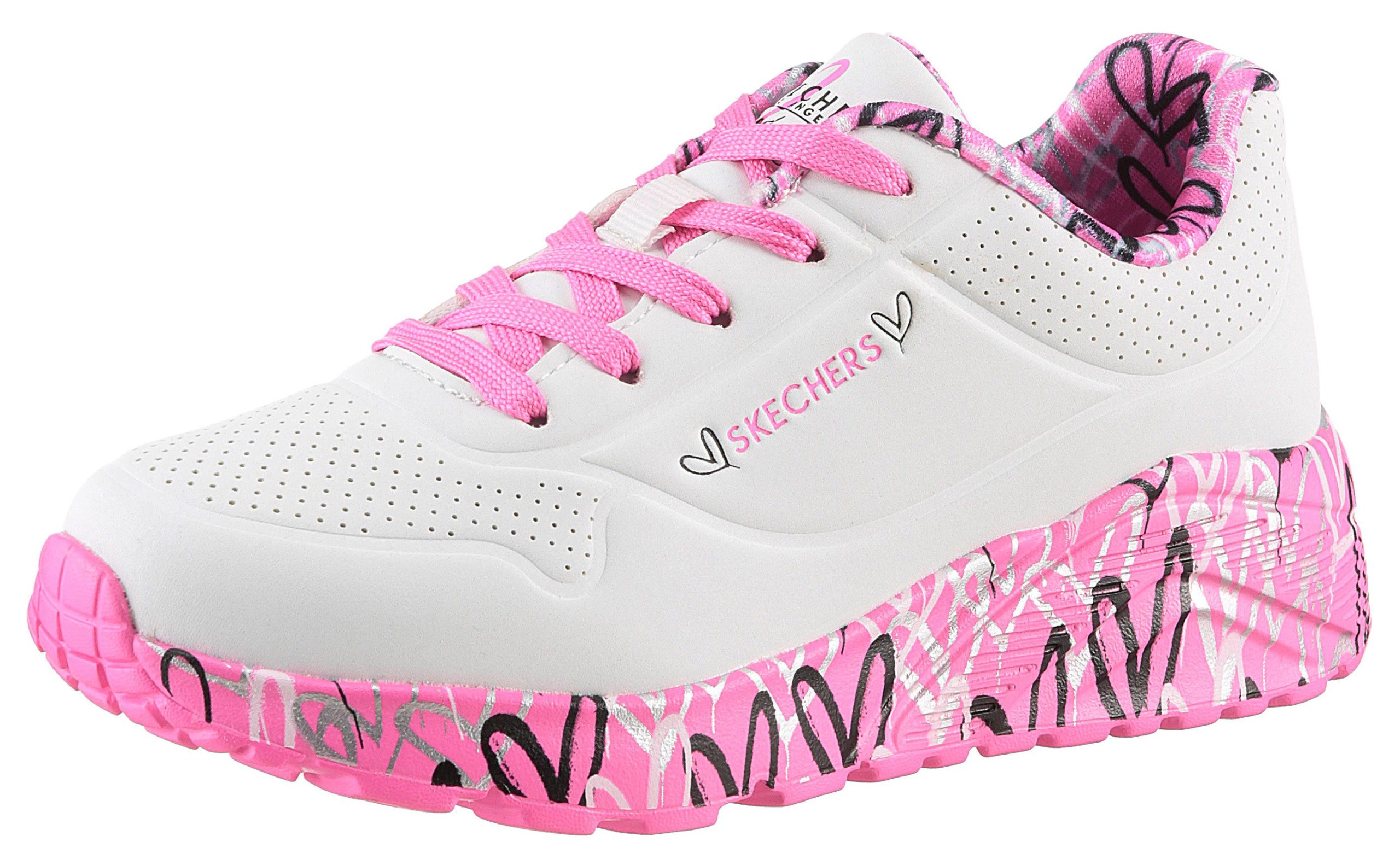 Skechers UNO LITE-LOVELY LUV Sneaker, Skechers x JGoldcrown, Mädchen Skechers UNO LITE-LOVELY LUV Sneaker, Skechers x JGoldcrown, Mädchen