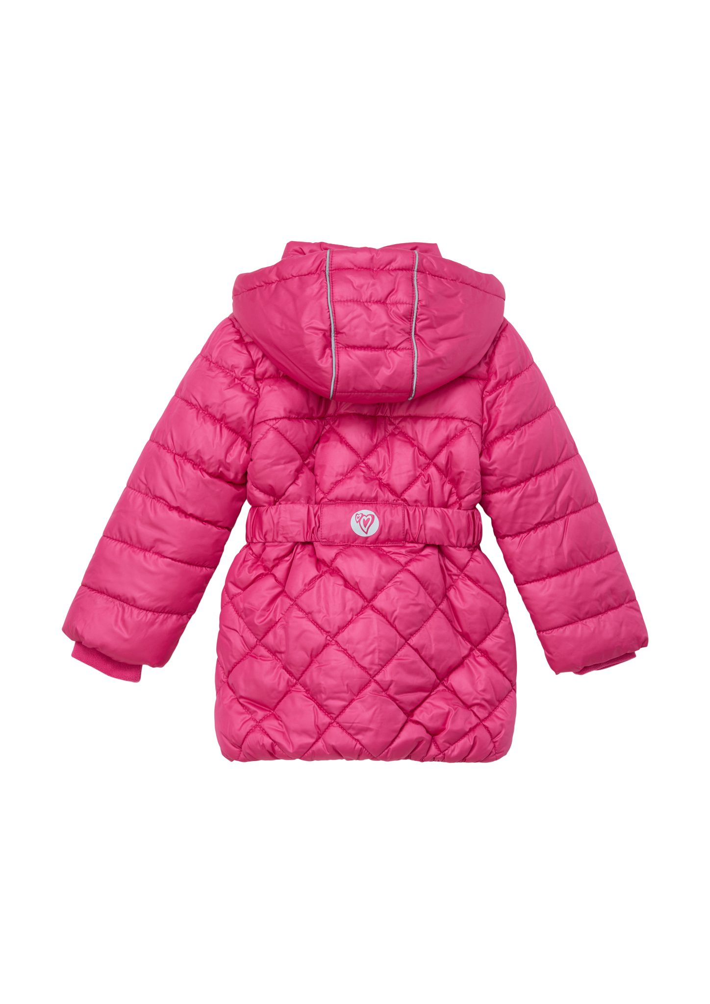 s.Oliver Mädchen Funktionsmantel Steppjacke mit Gürtel – Pink s.Oliver Mädchen Funktionsmantel Steppjacke mit Gürtel – Pink