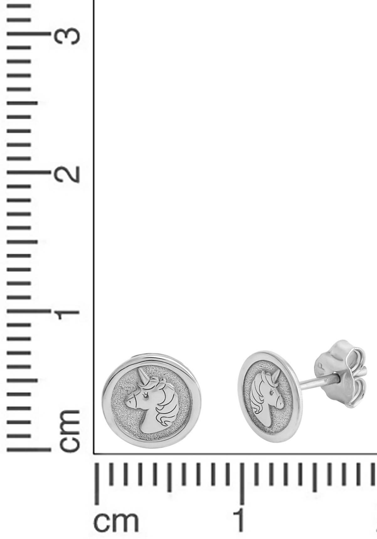 Firetti Paar OhrstecKer Schmuck Geschenk Silber 925 Ohrschmuck Einhorn