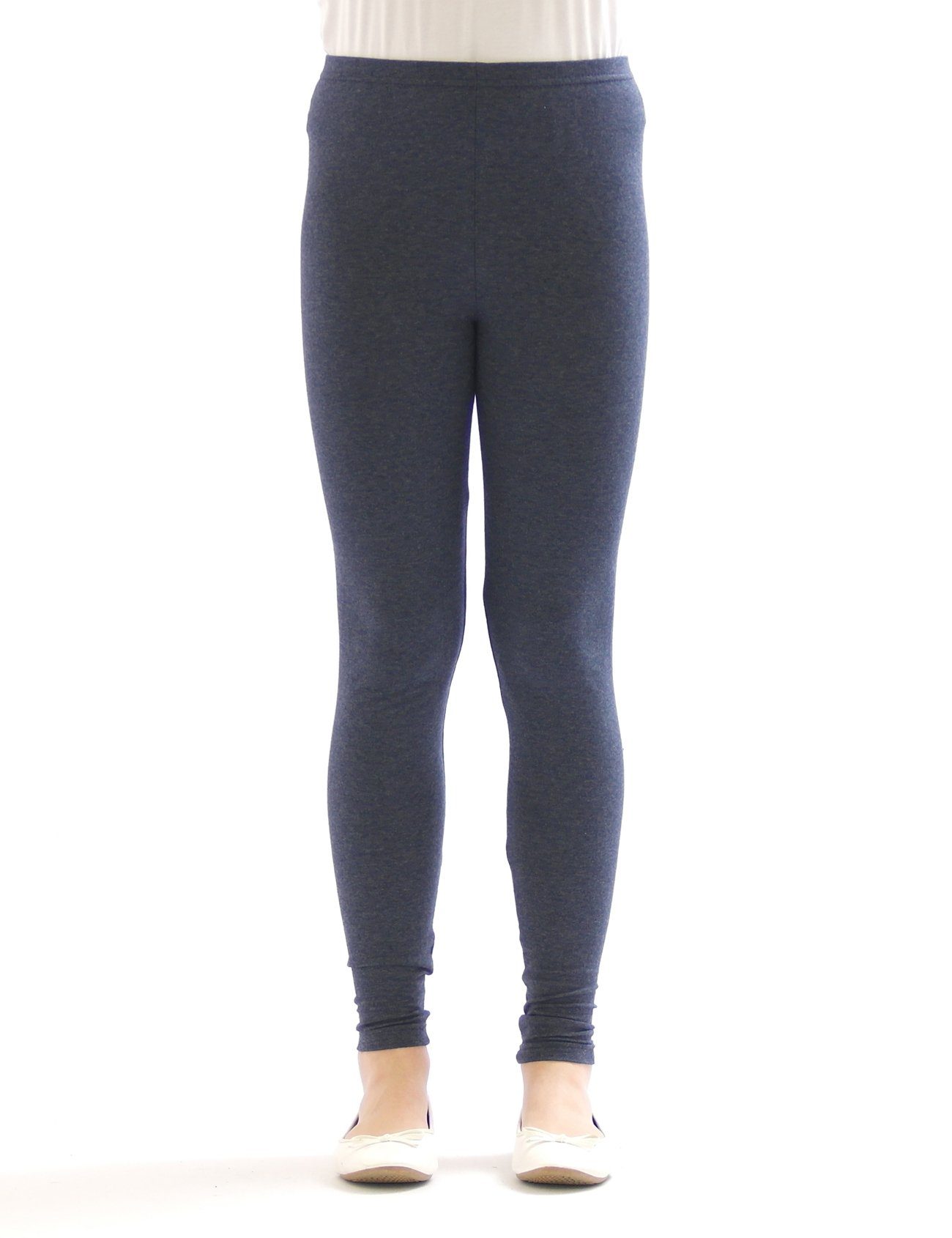 SYS Girl's Leggings: Opaque Cotton Blend - Wide Color Selection