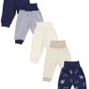 TupTam Baby Knit Pants 5-Pack - OEKO-TEX Certified - Unisex