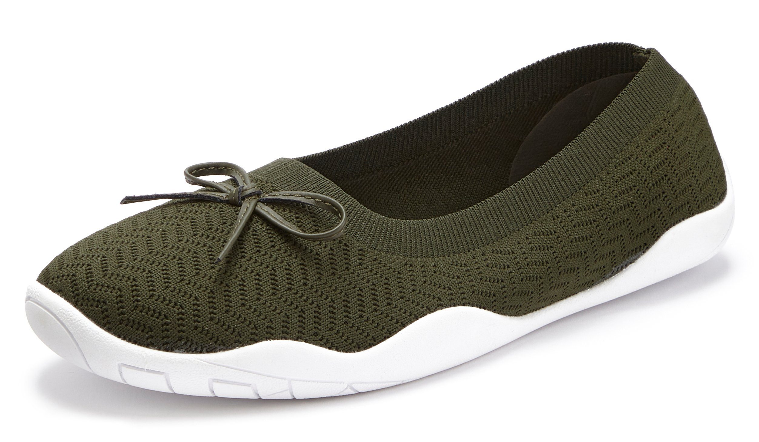 LASCANA Sneaker Ballerinas Sl slipper, Halbschuh, Slip-On-Sneaker ulralleicht VEGAN