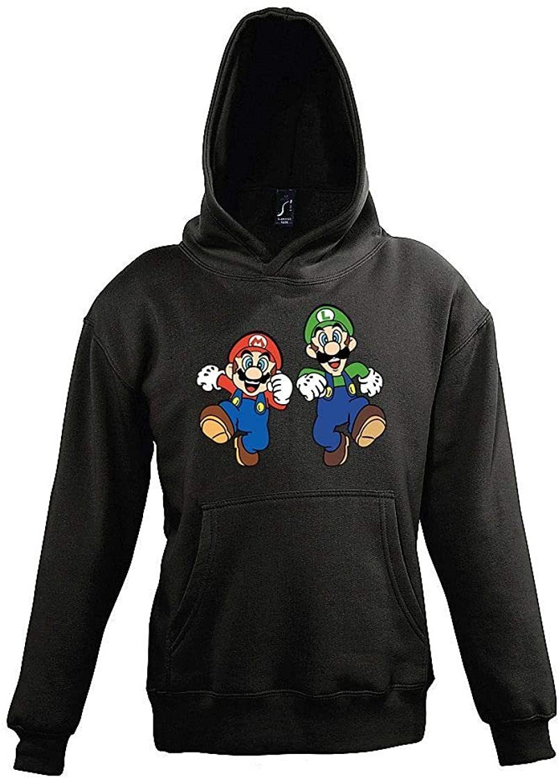 Youth Designz Mario & Luigi Kids Hoodie - Pullover - Gaming Pullover for Boys & Girls