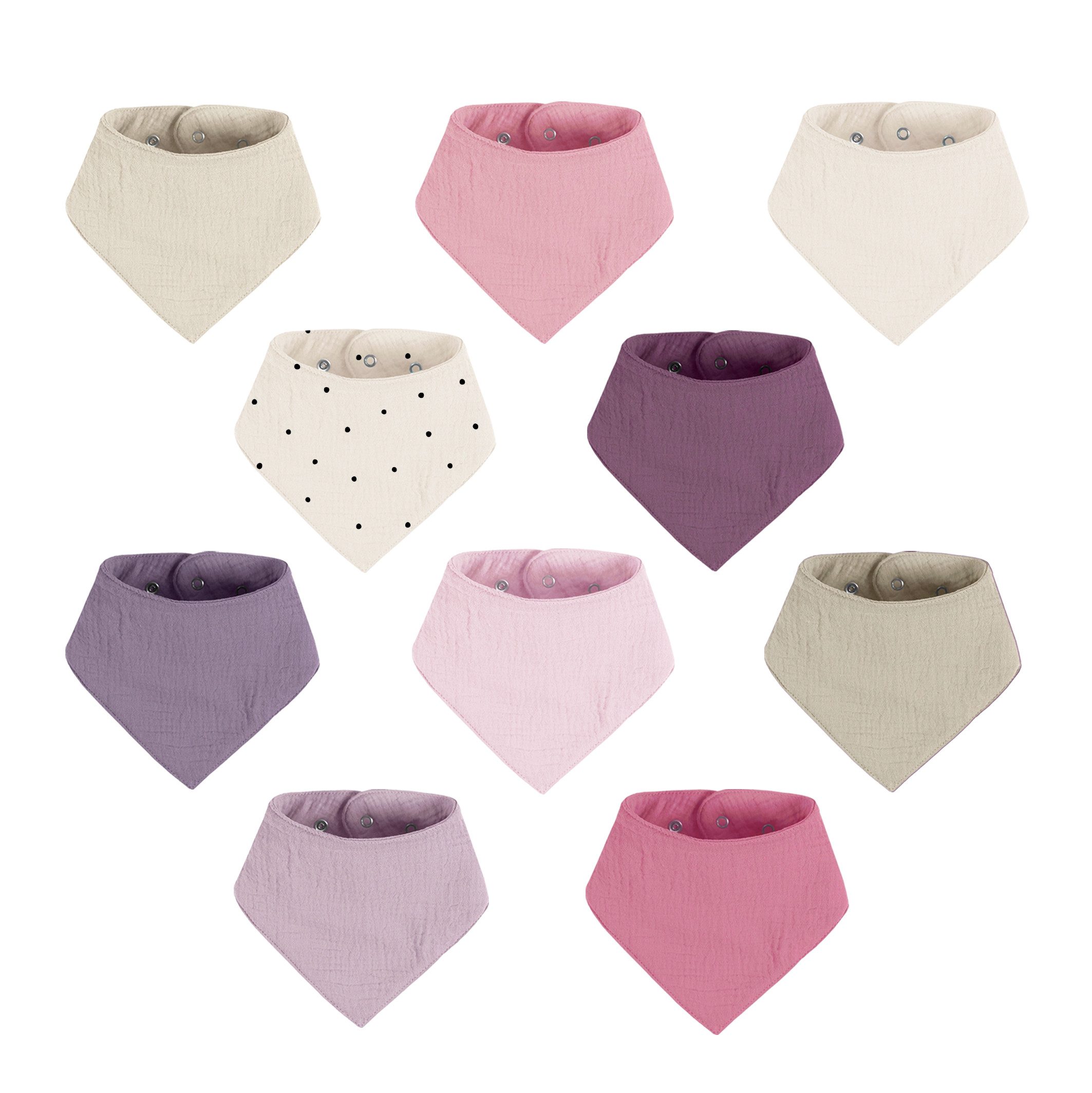 Artee Little Dutch Muslin Bib Set | Soft Organic Cotton Baby Bibs 0-18 Months