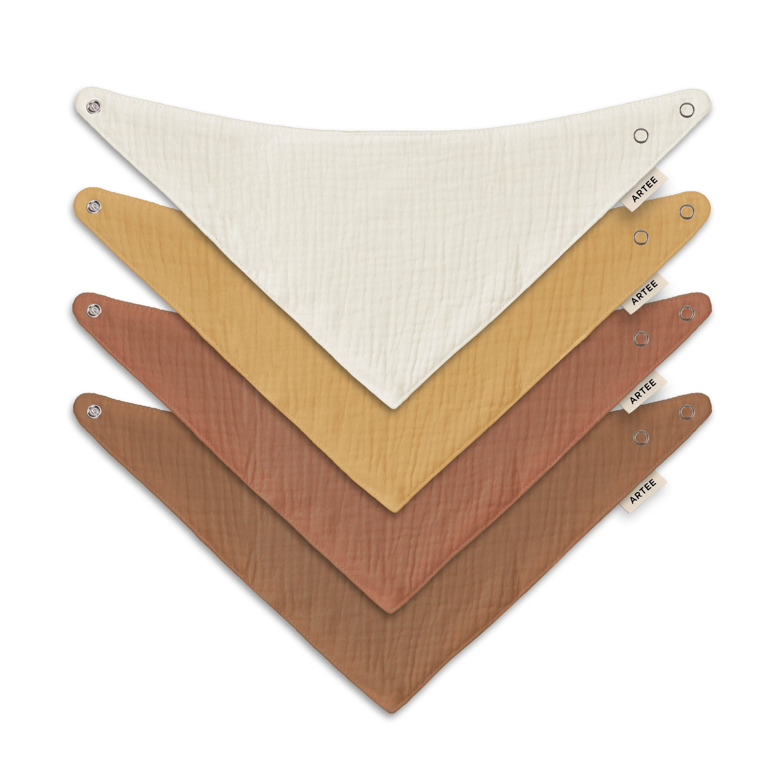 Artee Little Dutch Muslin Bib Set | Soft Organic Cotton Baby Bibs 0-18 Months