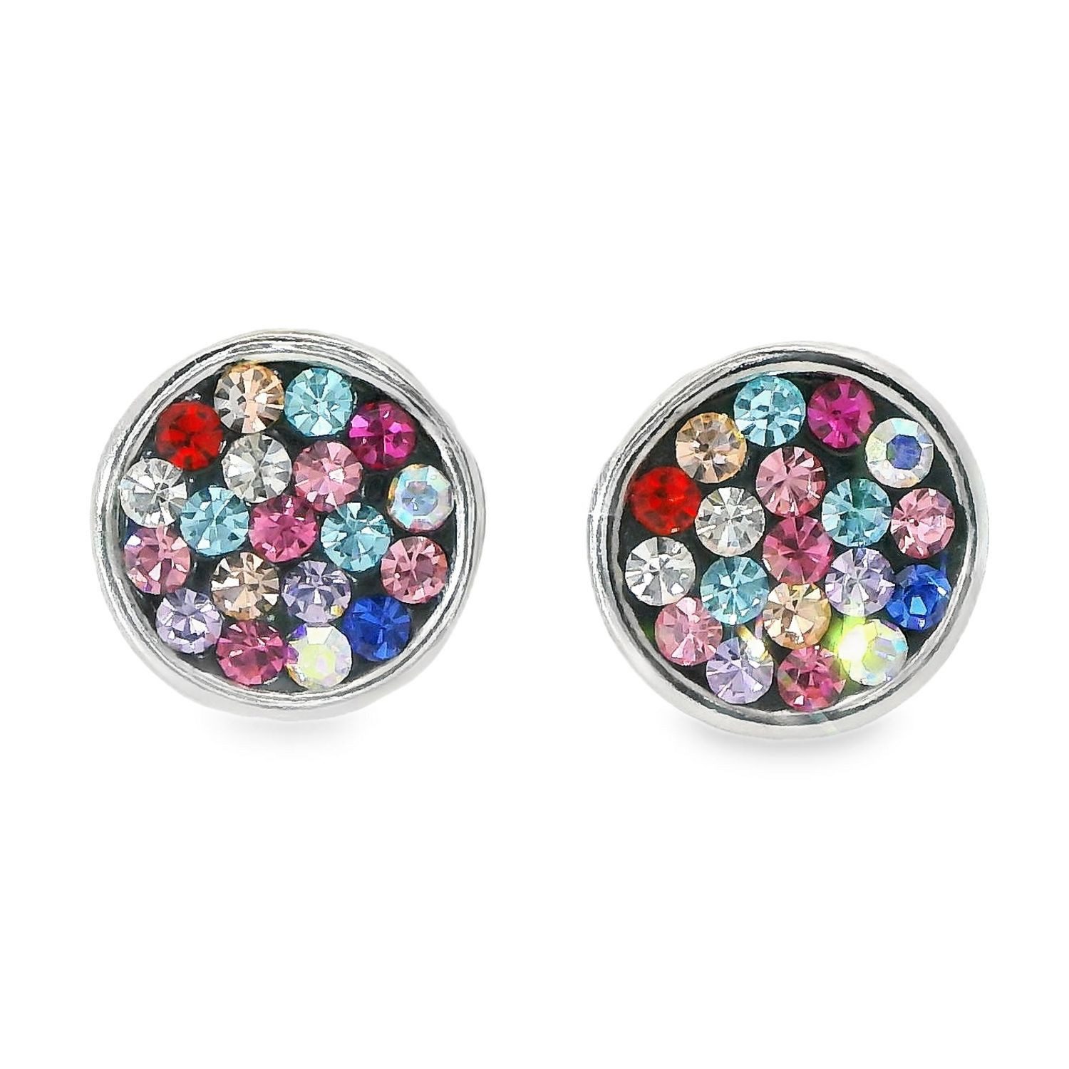 Impala Jessica Crystal Accent 925 Sterling Silver Earrings