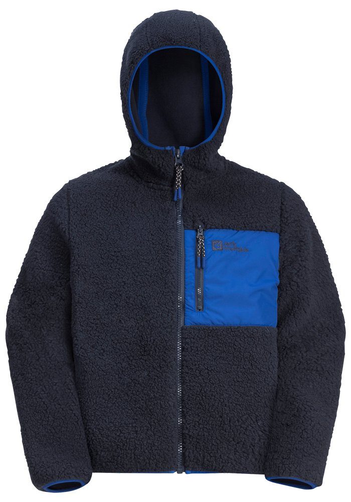 Jack Wolfskin ICE CURL HOOD JACKET K - Kids' Fleece Hoodie | Warm & Durable