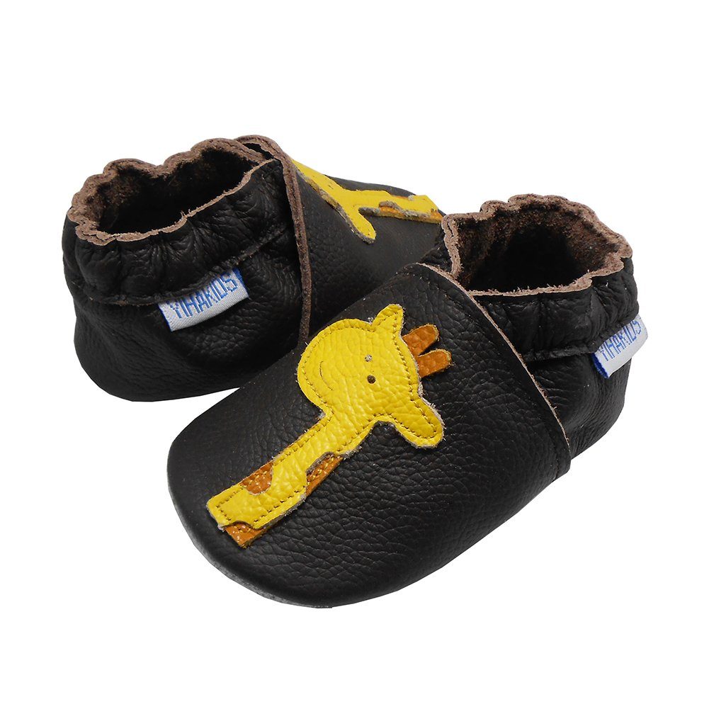 Yalion® Soft Leather Crawling & Learning-to-Walk Shoes - Handcrafted Comfort