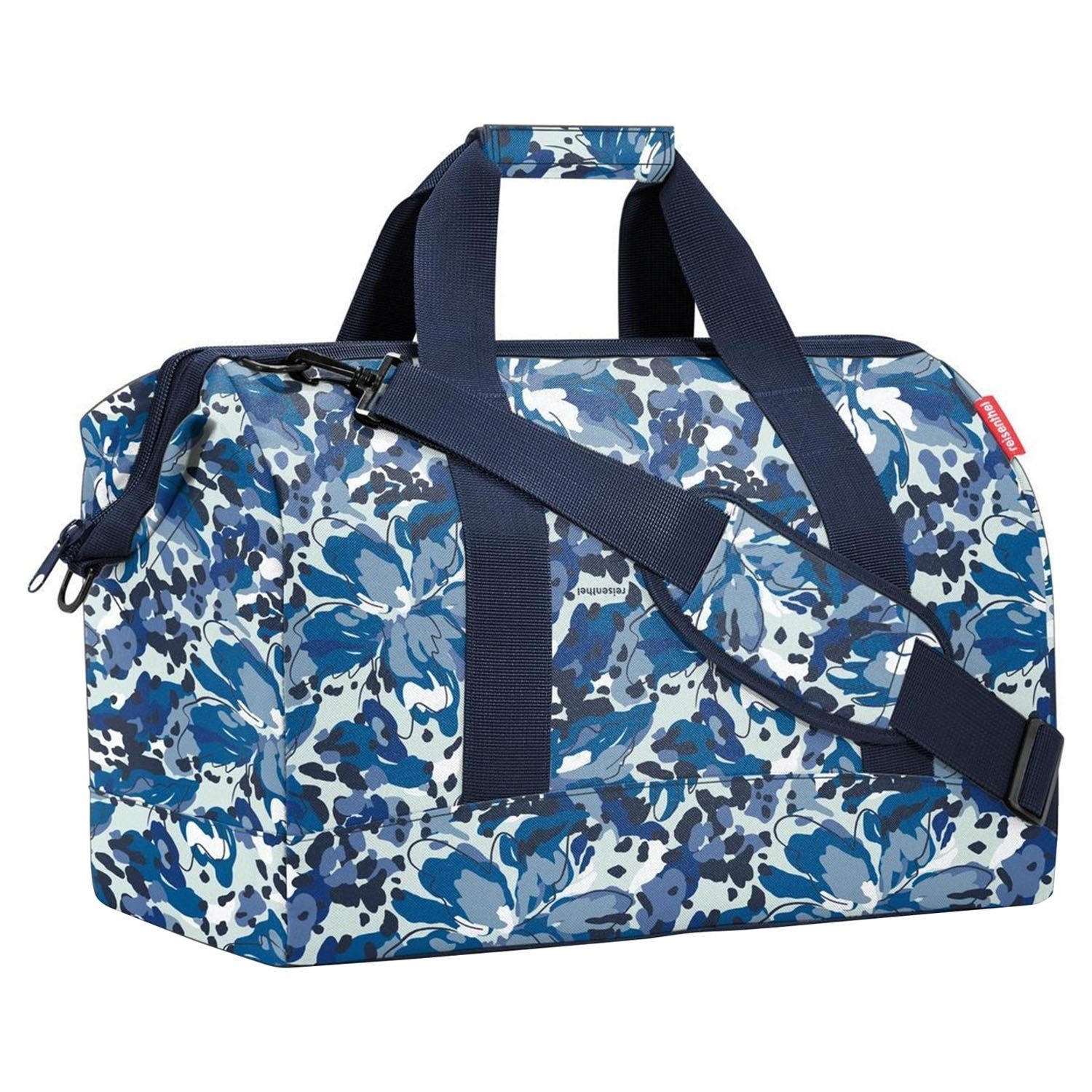 REISETNHEL allrounder L Florist Indigo 30L Travel Bag - Stylish & Organized