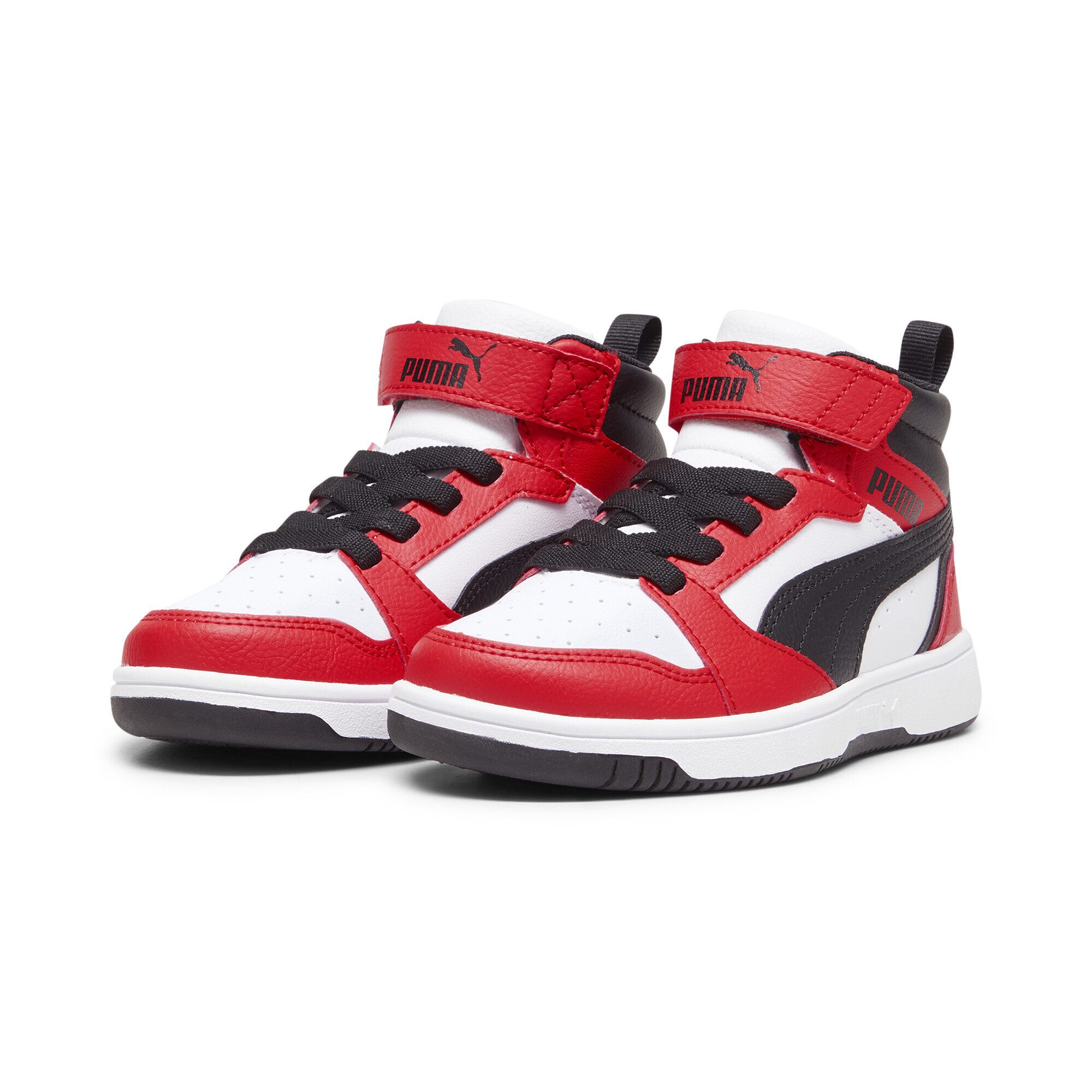 PUMA Rebound V6 Mid AC+ PS Kids' Retro Basketball Sneakers