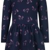 Salt & Pepper Mädchen Kleid – Pony-Print Jerseykleid