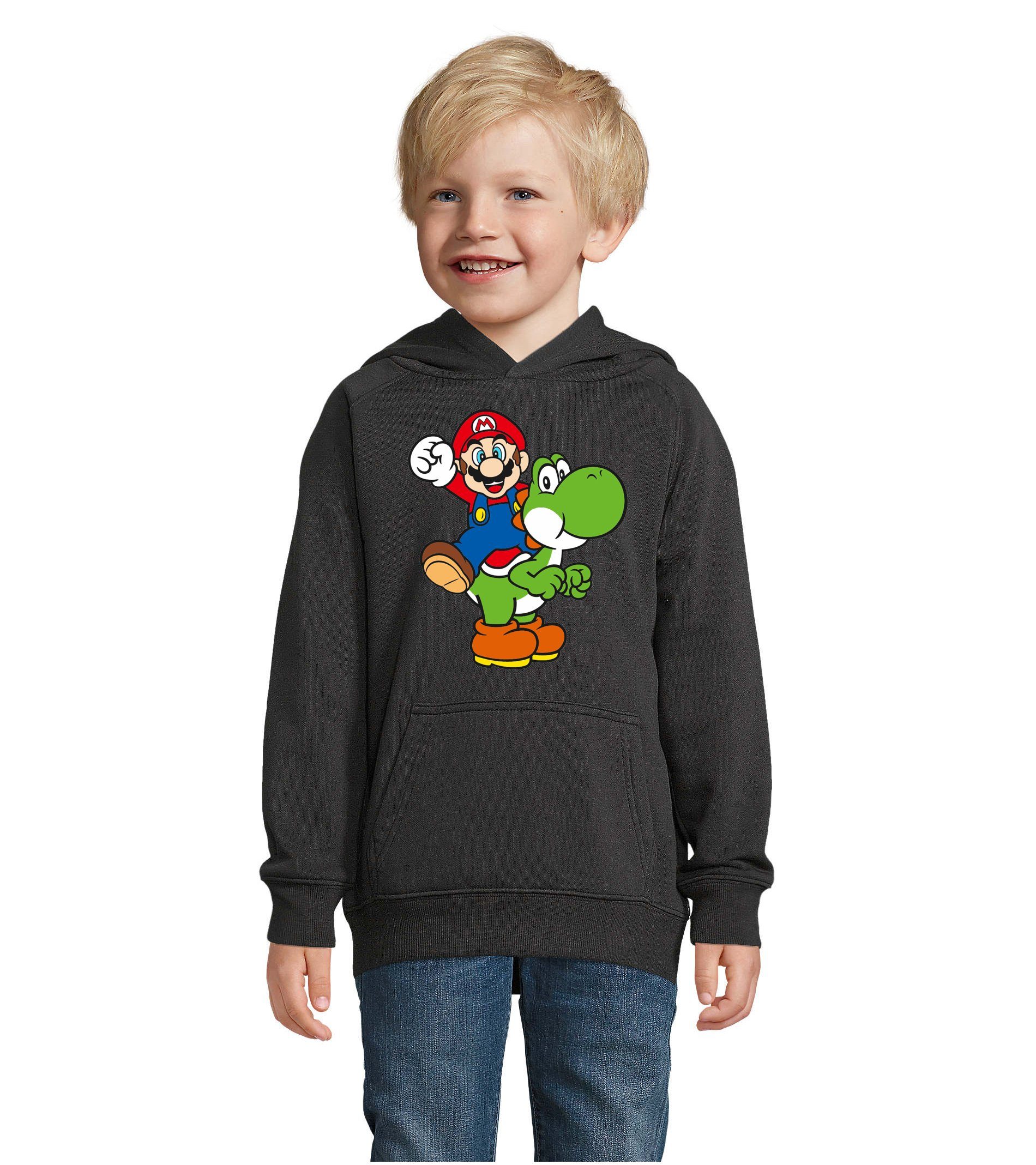 B&B Hoodie Kids Yoshi Mario Console Super Retro Luigi with Hood