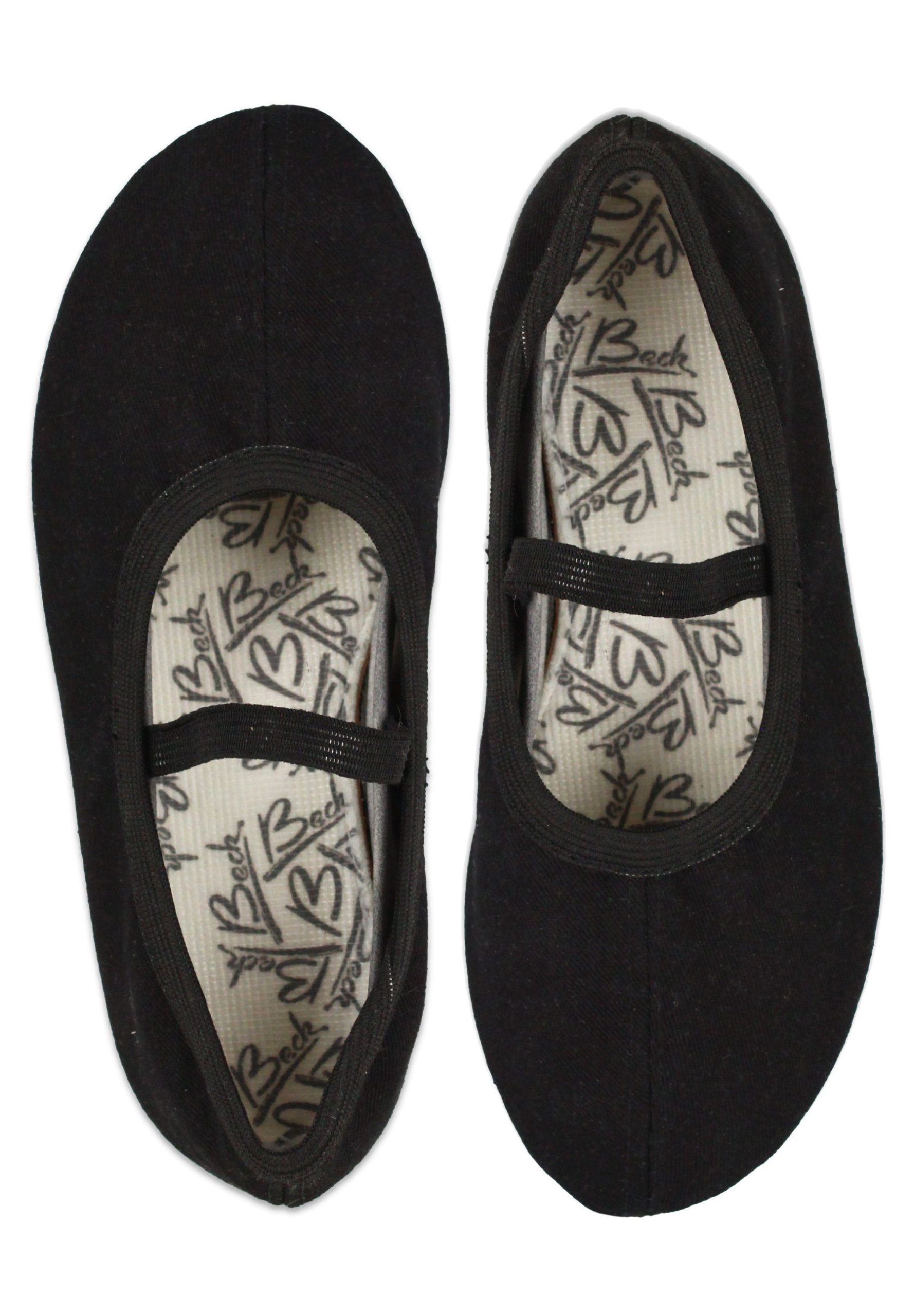 Beck Freeliner Canvas Schlappenschuh - Classic Gymnastics & Eurythmy Shoe