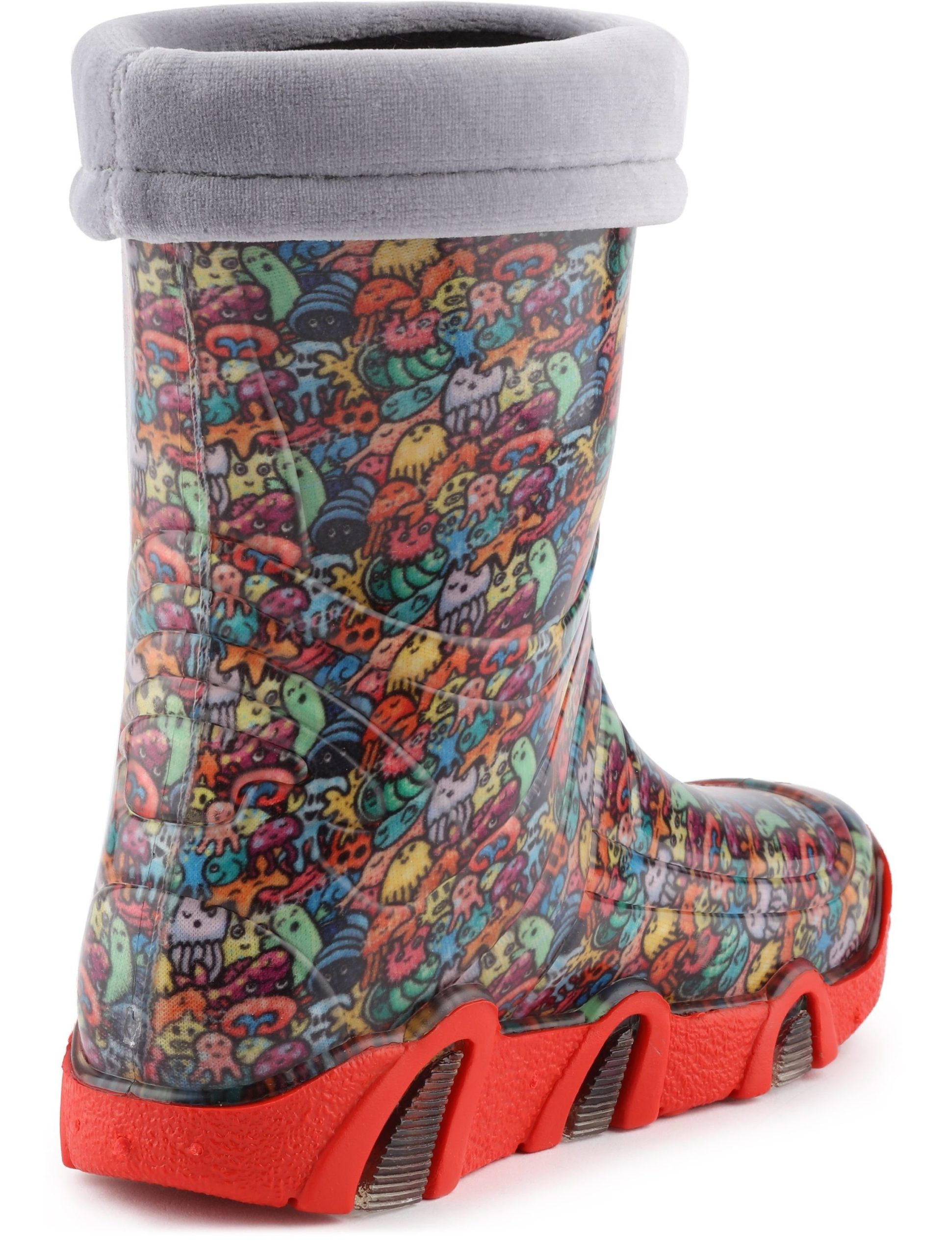 Ladeheid Children's Lined Wellington Boots | EU Made | Durable & Stylish