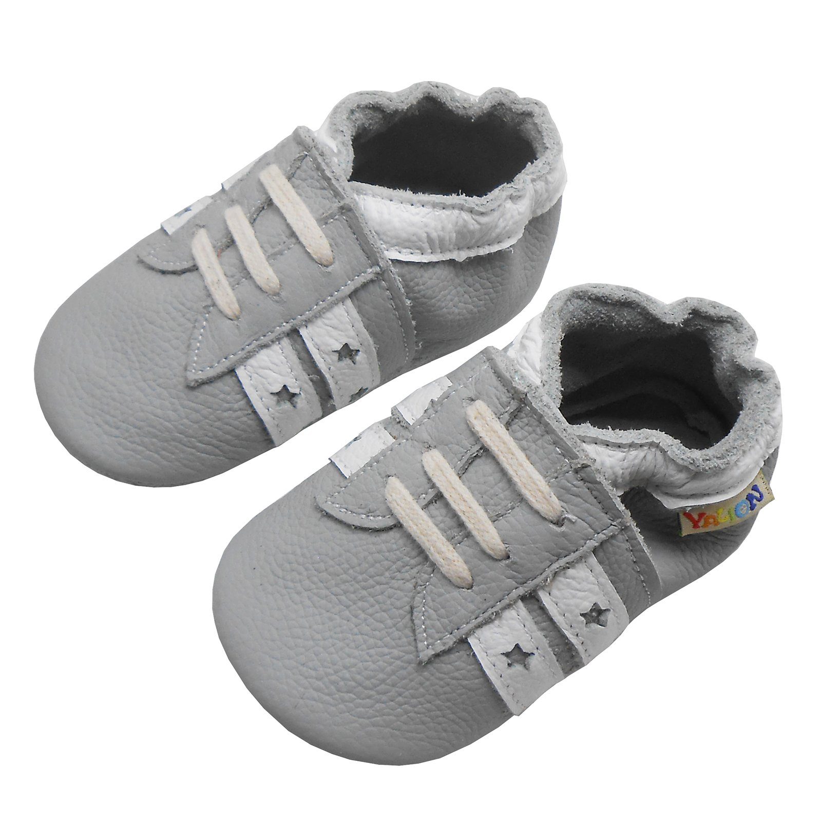 Yalion® Genuine Leather Crawling & First Walking Shoes - Soft, Breathable & Comfortable