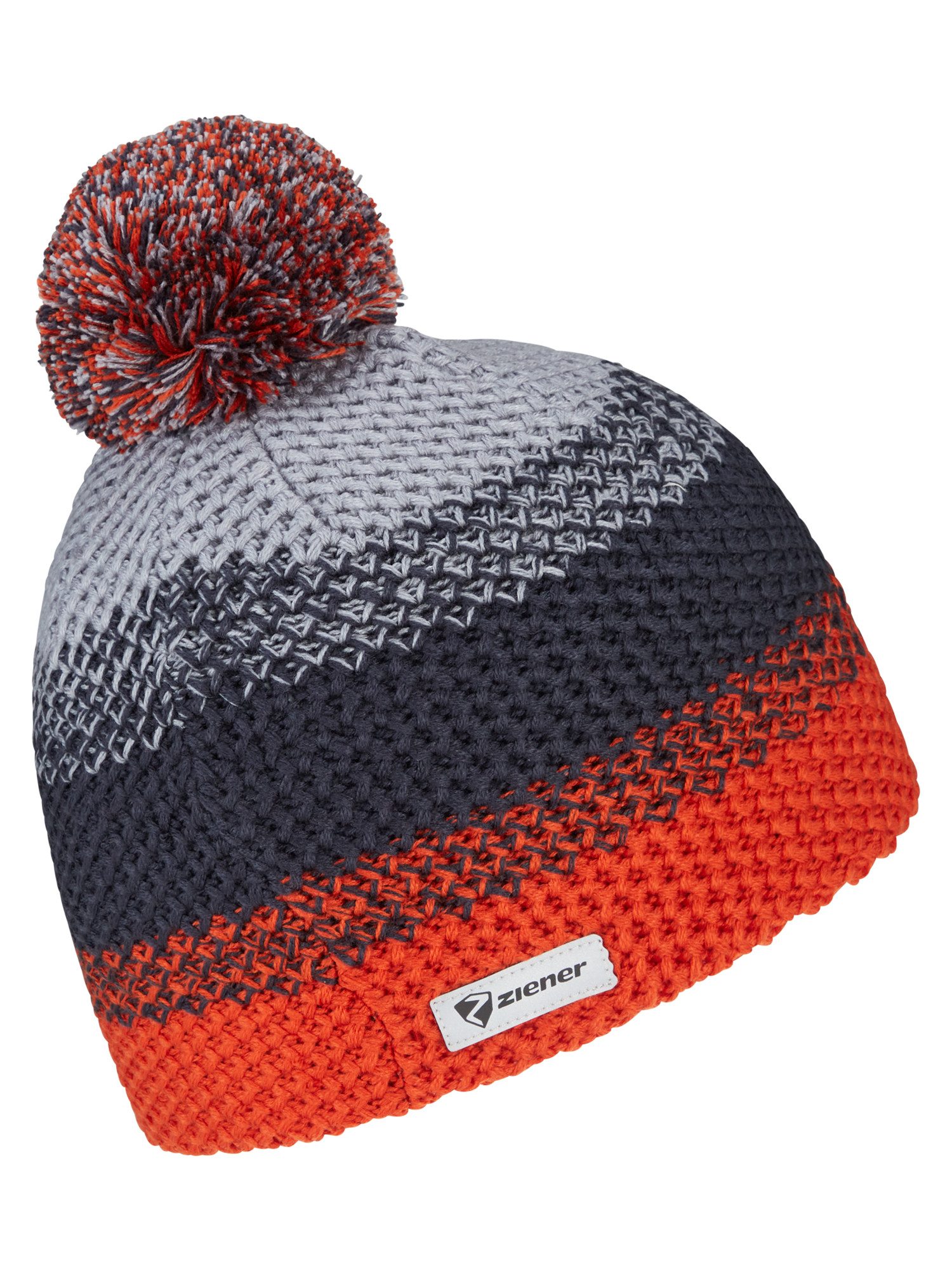 Ziener Ishi Junior Knitted Hat - Fleece Lined & Playful Design