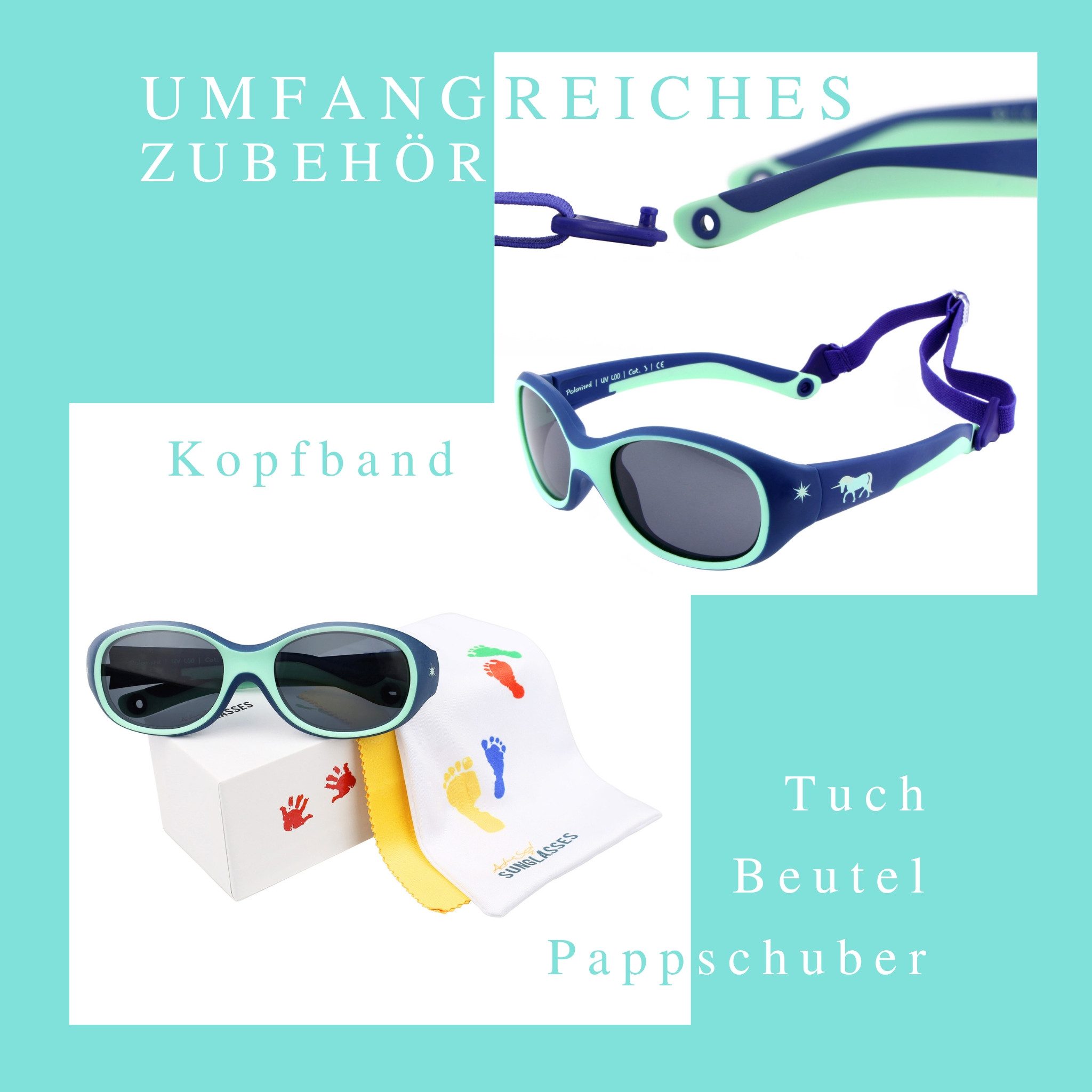 ActiveSol Kids @school sports Polarisierten Kinder-Sonnenbrile petrol/türkis ActiveSol Kids @school sports Polarisierten Kinder-Sonnenbrile petrol/türkis