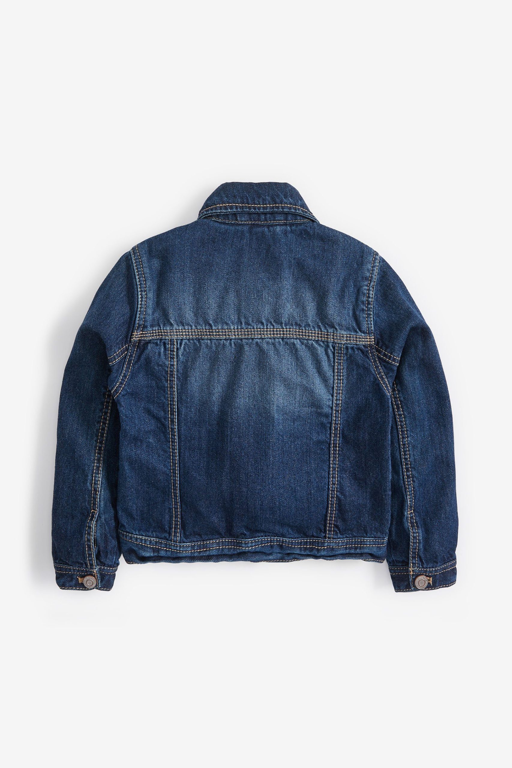 Next Denim Jacket - Regular Fit - Mid Blue/Blue