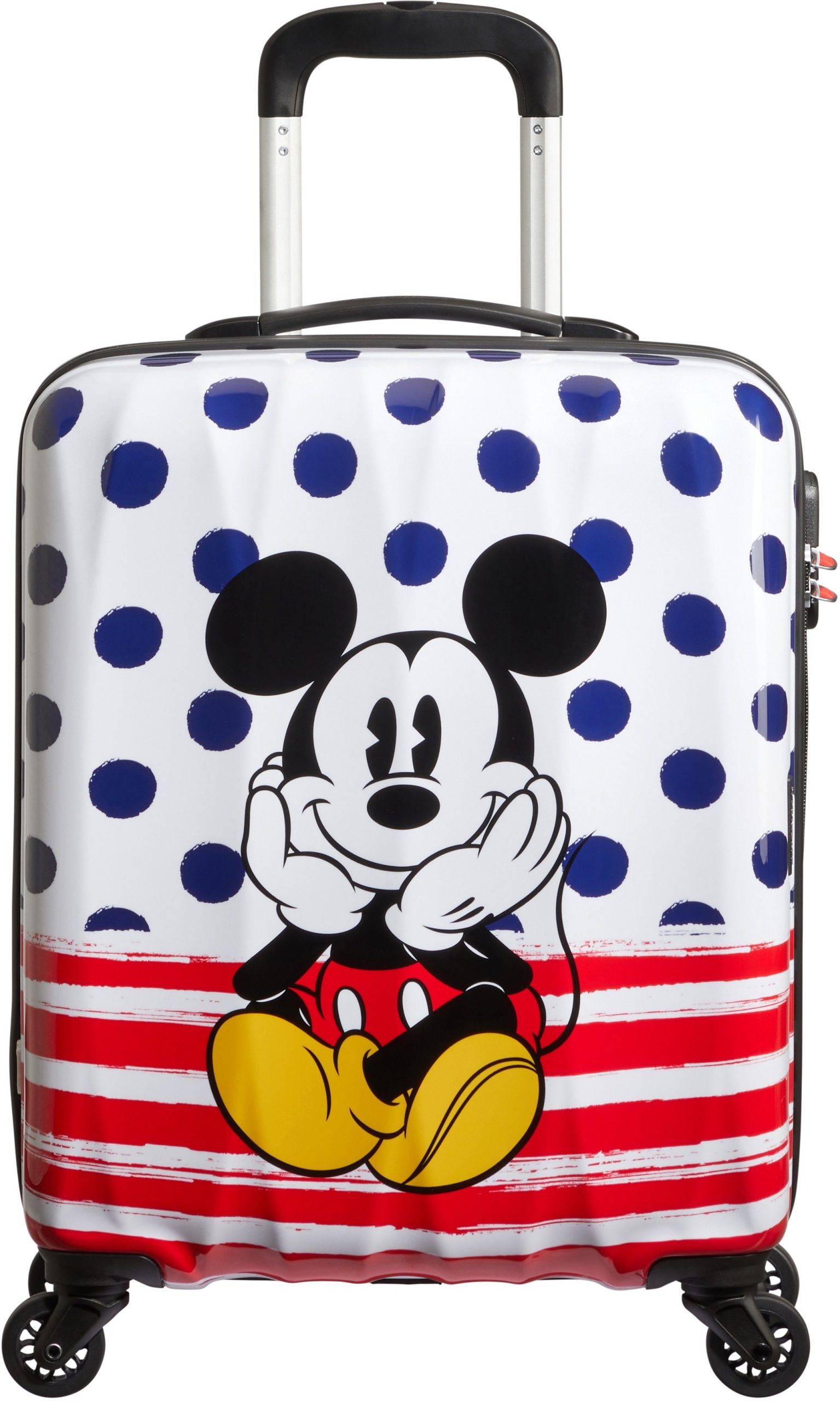 American Tourister Disney Legends 55cm Kids Trolley - Mickey Blue Dots