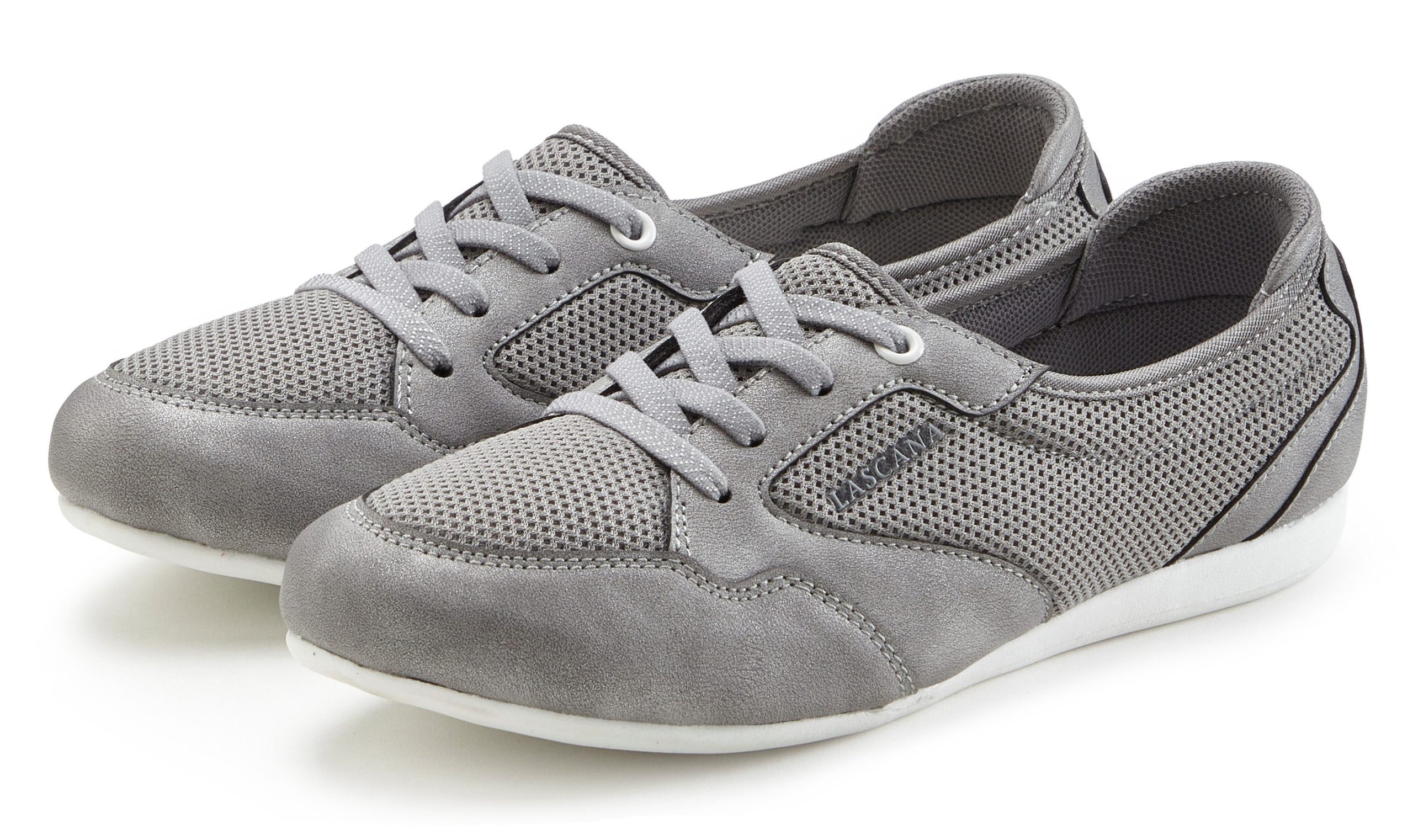 LASCANA Sneaker: Freizeitschuh, Halbschuh in modischer Mesh-Optik VEGAN