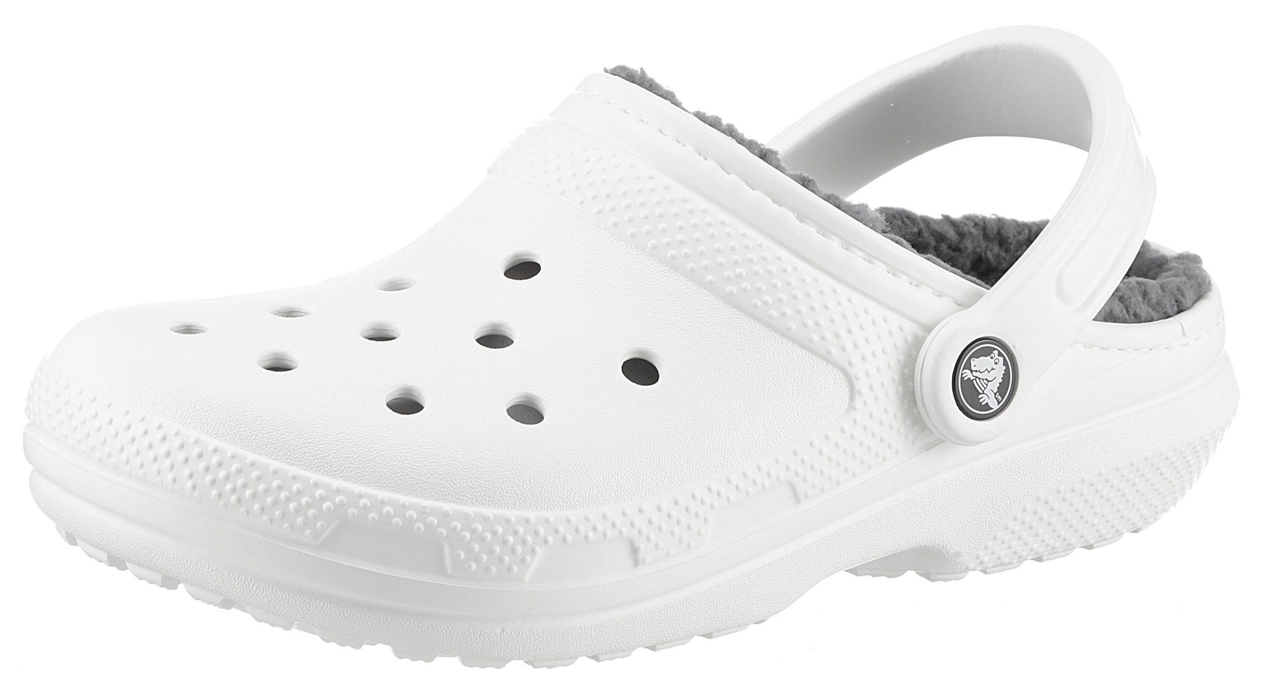 Crocs Classic Lined Clog Hausschuh, Garten Schuh, Schlappen, Clog, mit kuscheligem Fellimitat