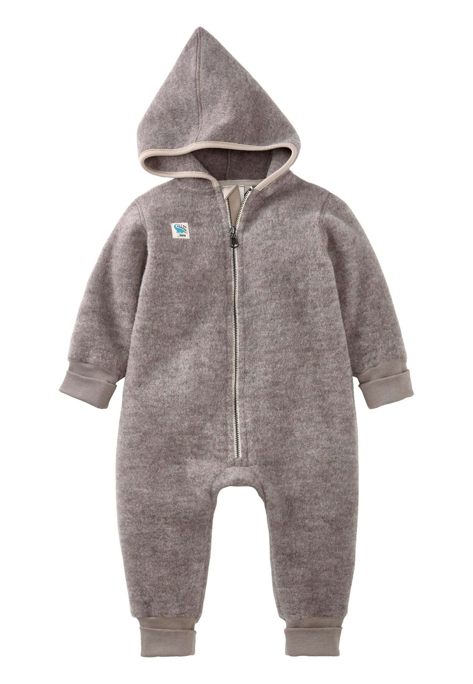 hessnatur Organic Merino Wool Fleece Overall - Sustainable Babywear