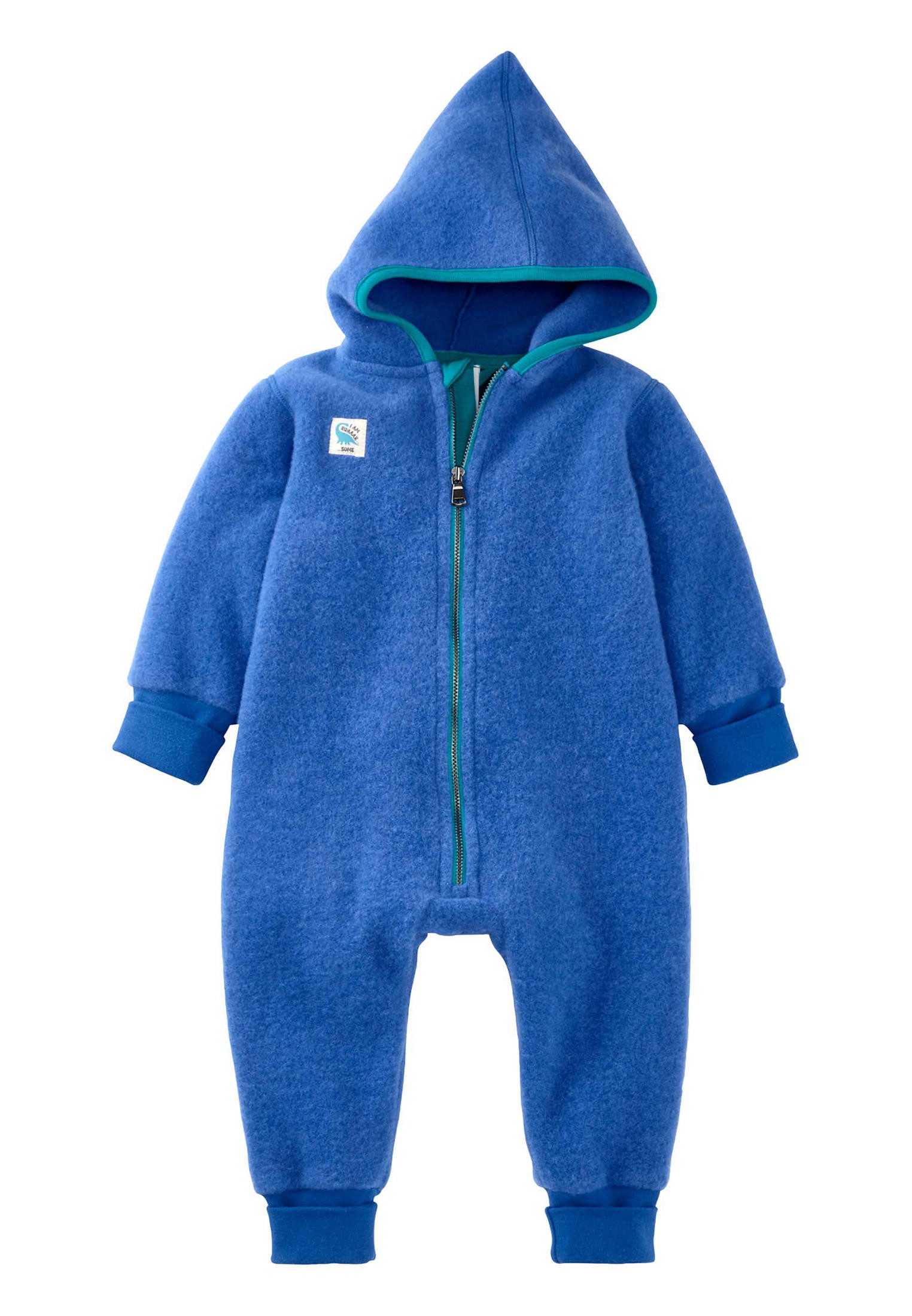 hessnatur Organic Merino Wool Fleece Overall - Sustainable Babywear