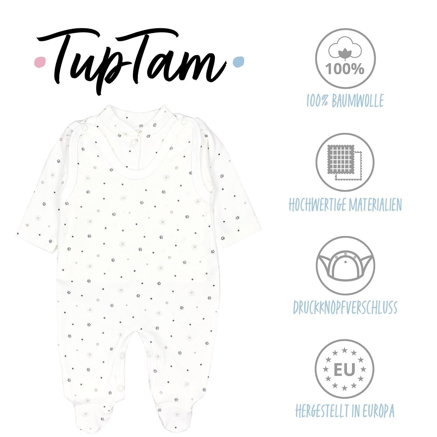 TupTam Baby Romper Set - Organic Cotton Animal Print & 'I Love Mum' - Girl & Boy