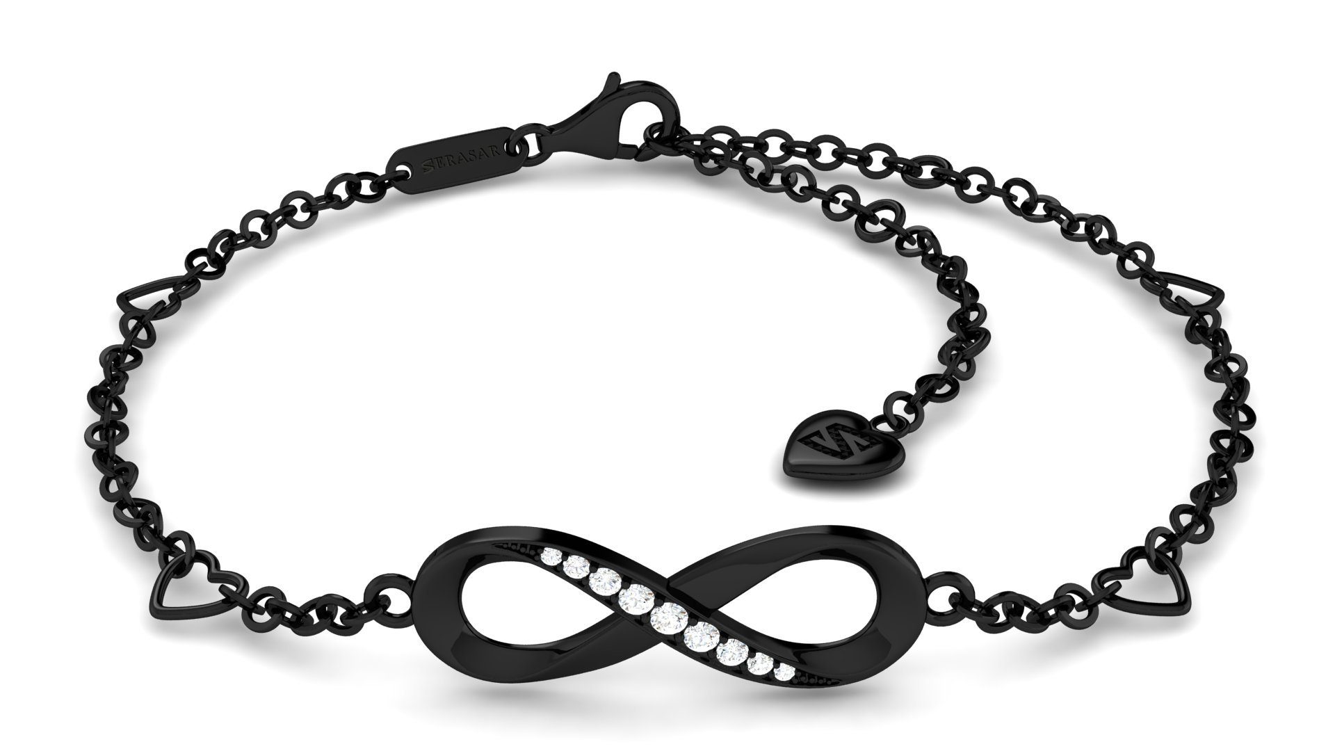 SERASAR Sterling Silver Infinity Anklet - Elegant & Symbolic Jewelry