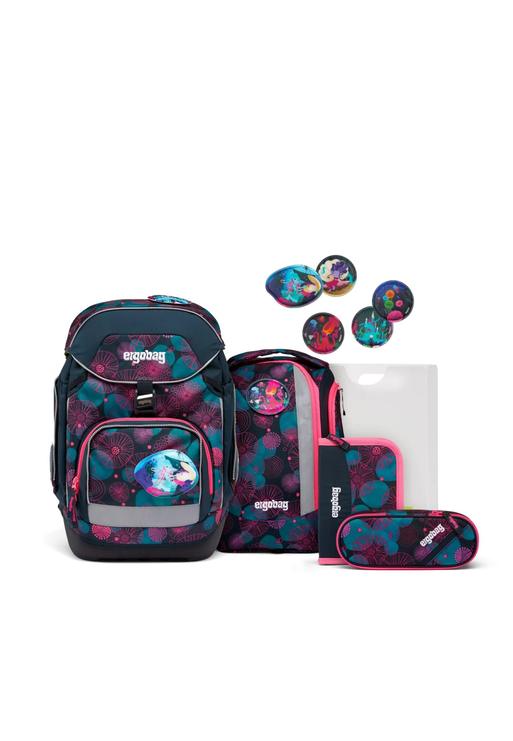 Ergobag Pack School Backpack Set - StarlightBear/DomstürmBear - 6 Piece Set