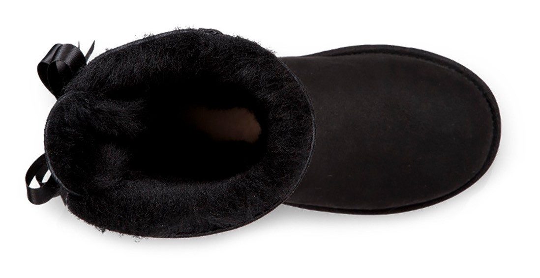 UGG K Bailey Bow II Boots: Satin Accent Winter Snow Boots UGG K Bailey Bow II Boots: Satin Accent Winter Snow Boots