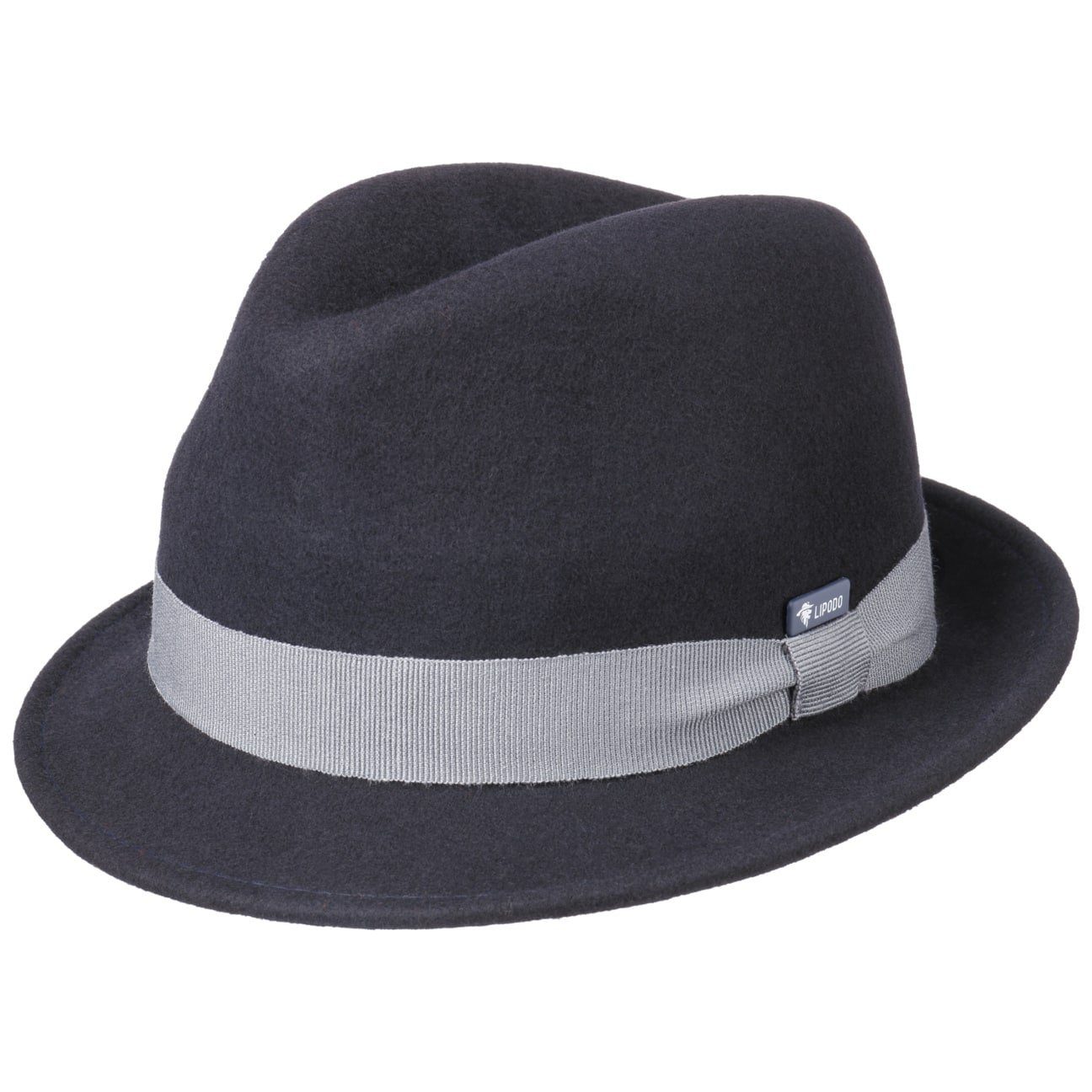 Lipodo Children's Wool Felt Trilby Hat - Italian Style & Quality