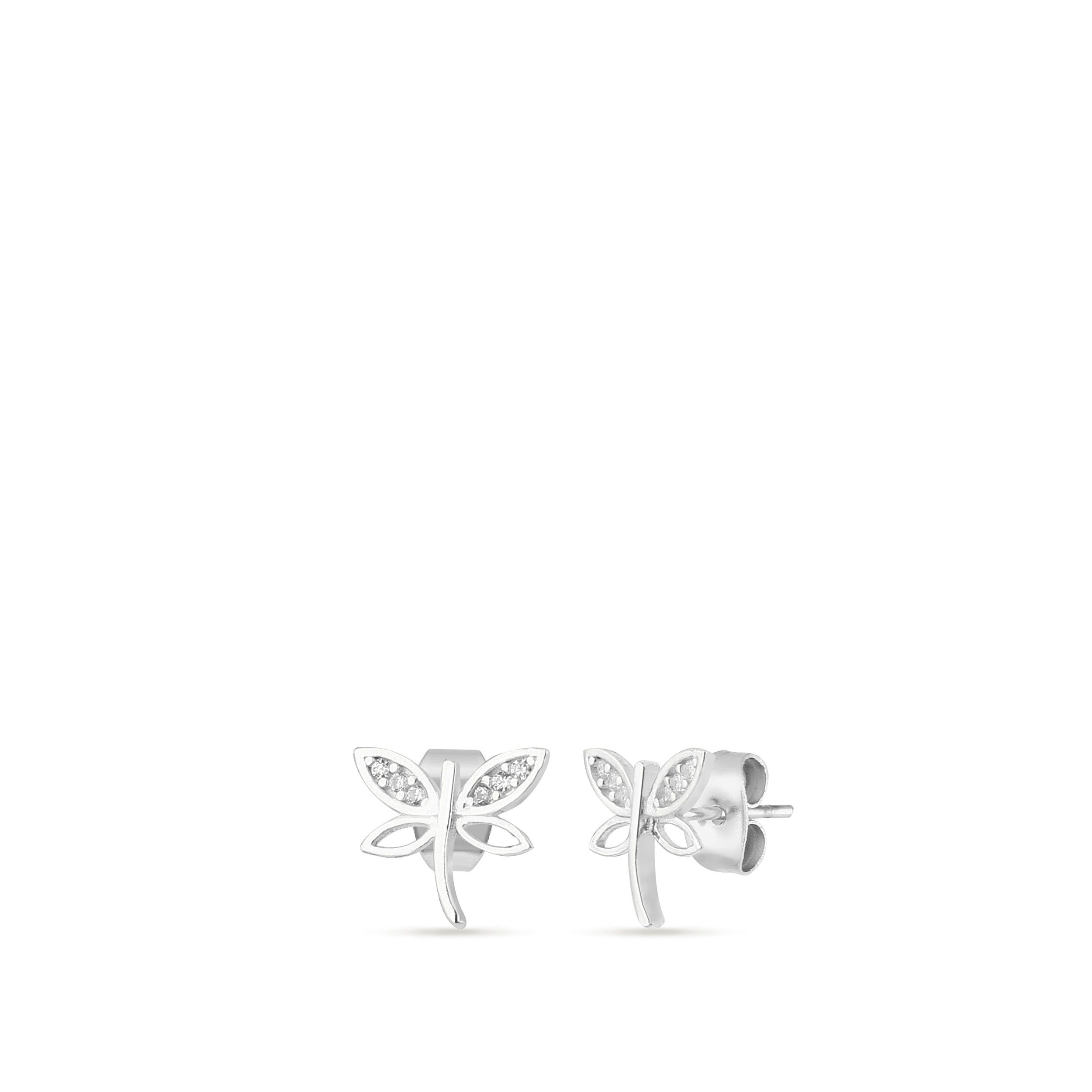 Dragon Silver Dragonfly/Libelle 925 Sterling Silver Earrings