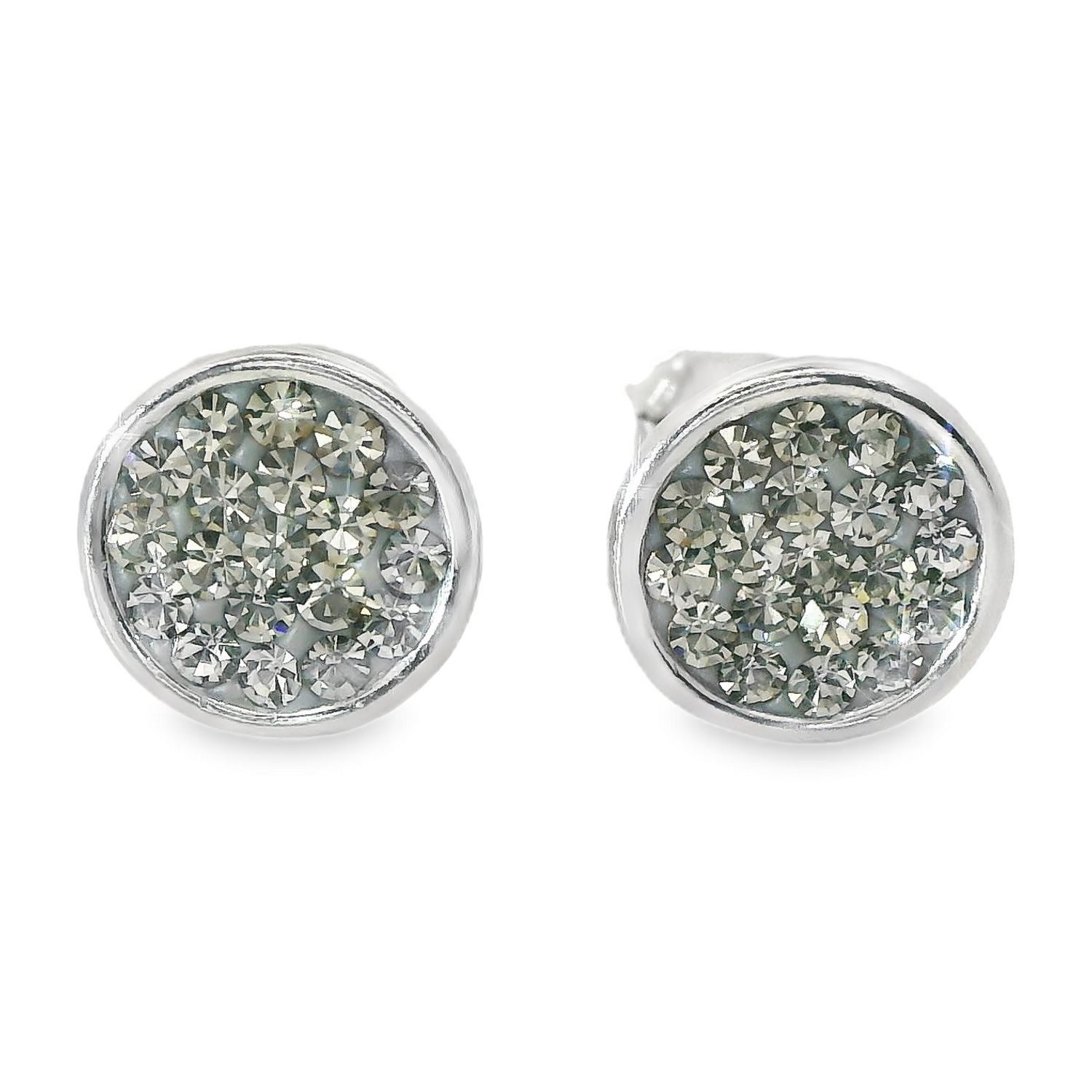 Impala Jessica Crystal Accent 925 Sterling Silver Earrings