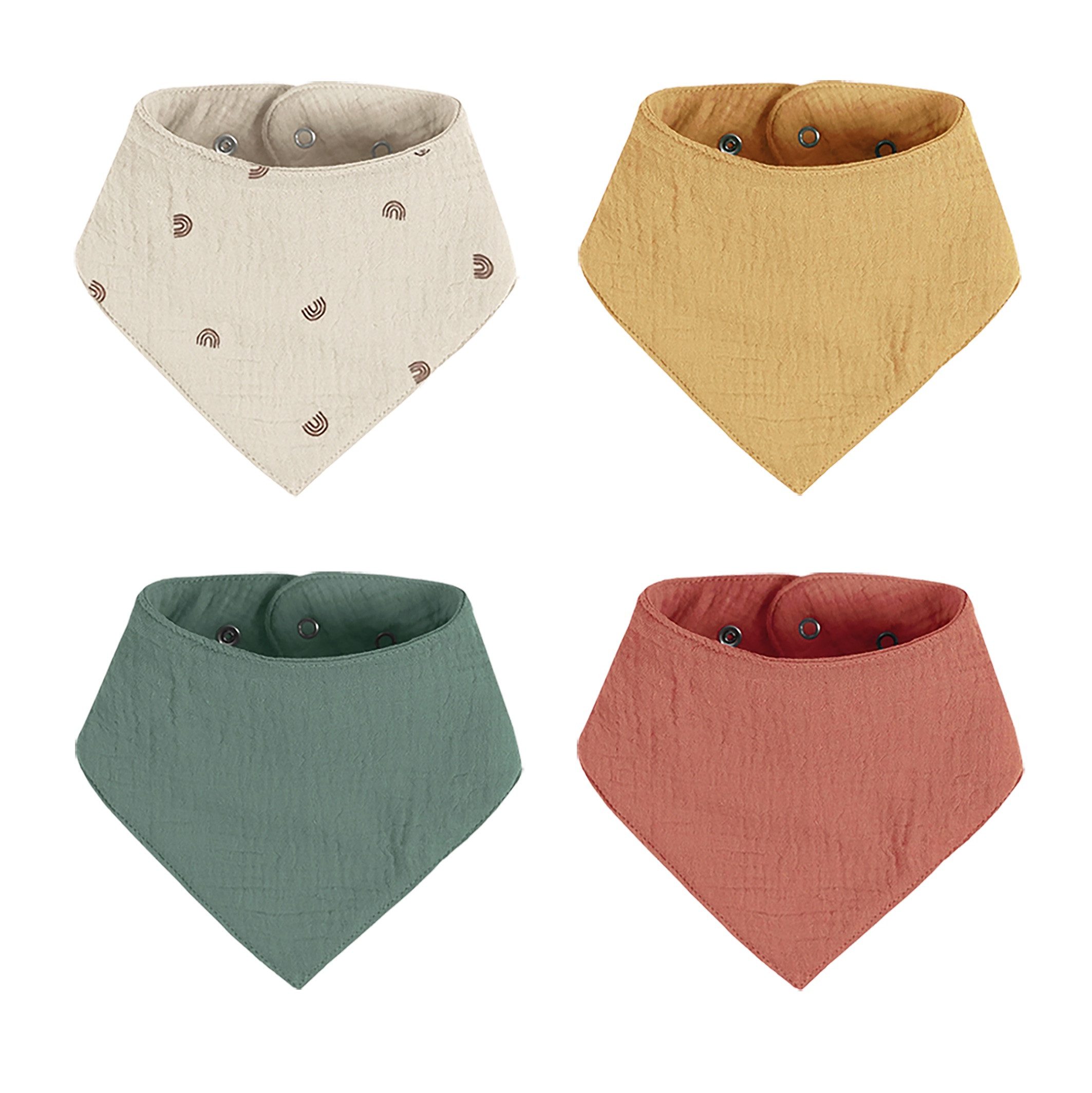 Artee Little Dutch Muslin Bib Set | Soft Organic Cotton Baby Bibs 0-18 Months