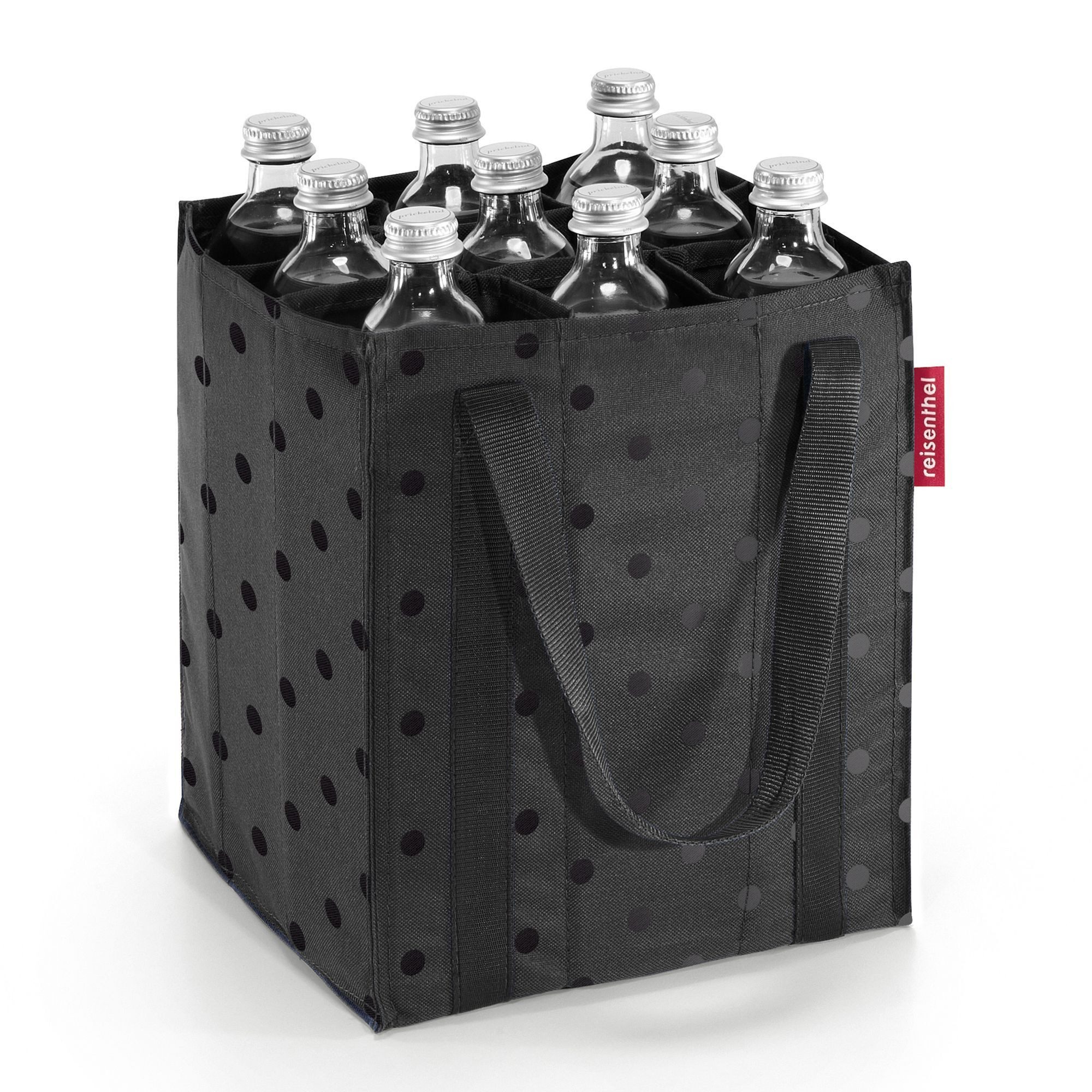 Reisenthel Bottlebag Dots - Black & White Shopping Bag - 9 Bottle Capacity