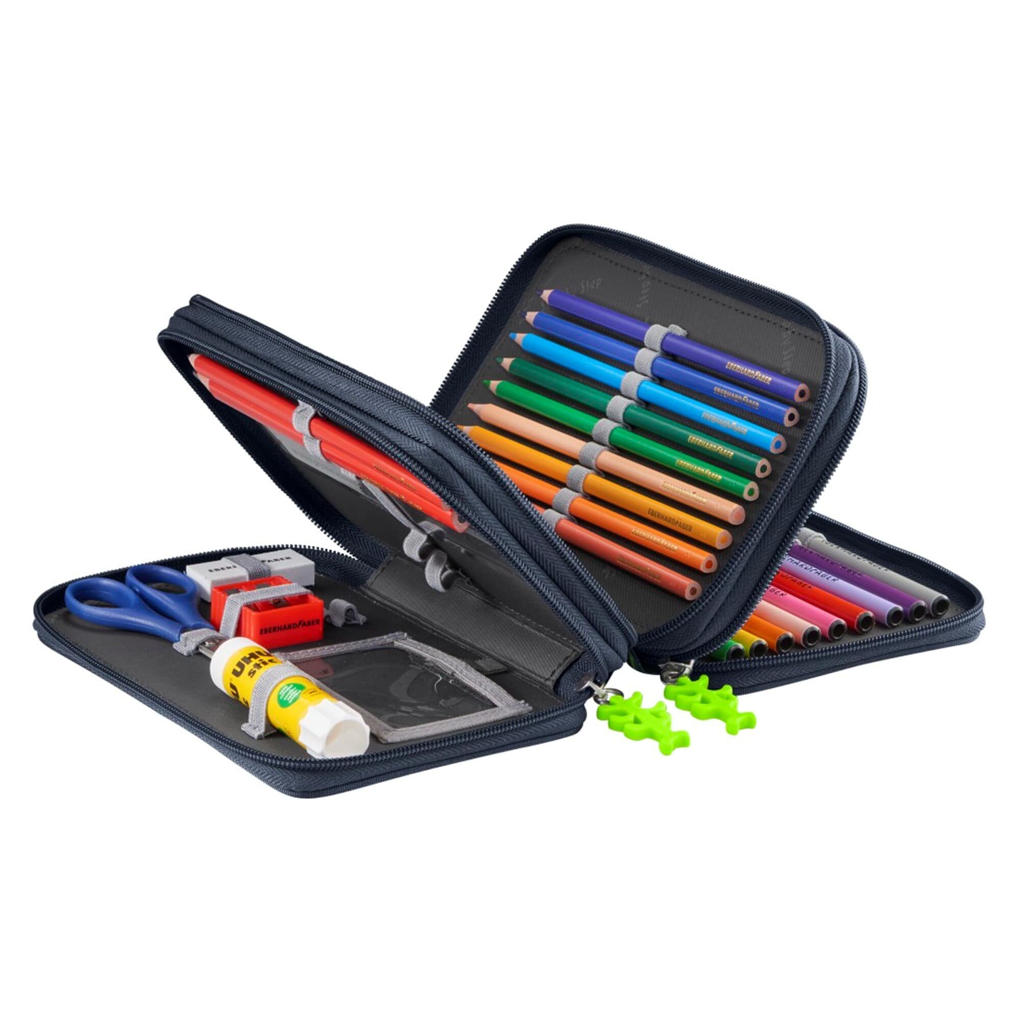Step by Step XXL Pencil Case - 43-Piece Art Supply Set